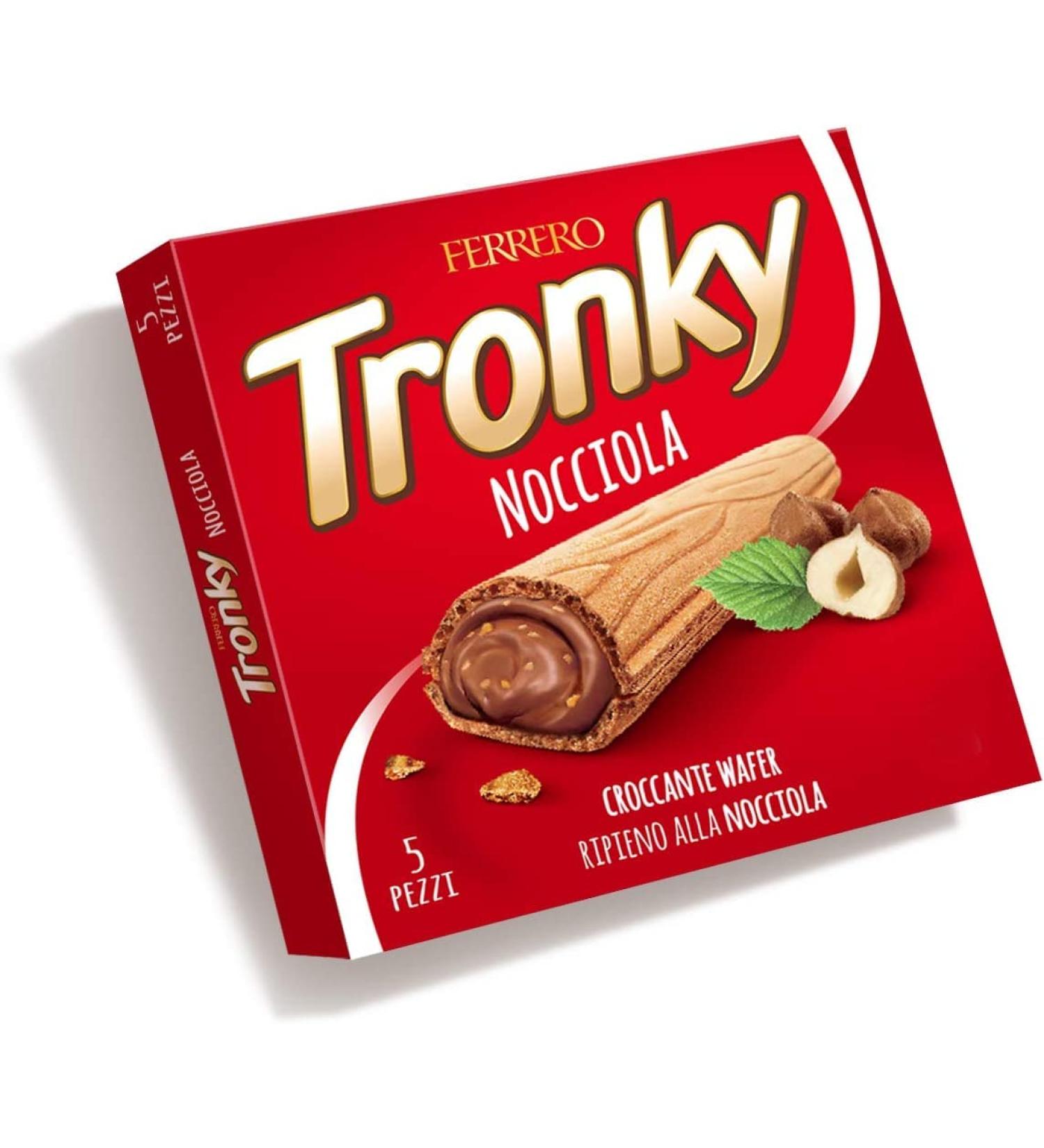  Ferrero FERRERO Tronky Pack of 6 chocolate bars 5 x 20 g - Hazelnut biscuits cakes chocolate waffles - Buy Online on GoSupps.com