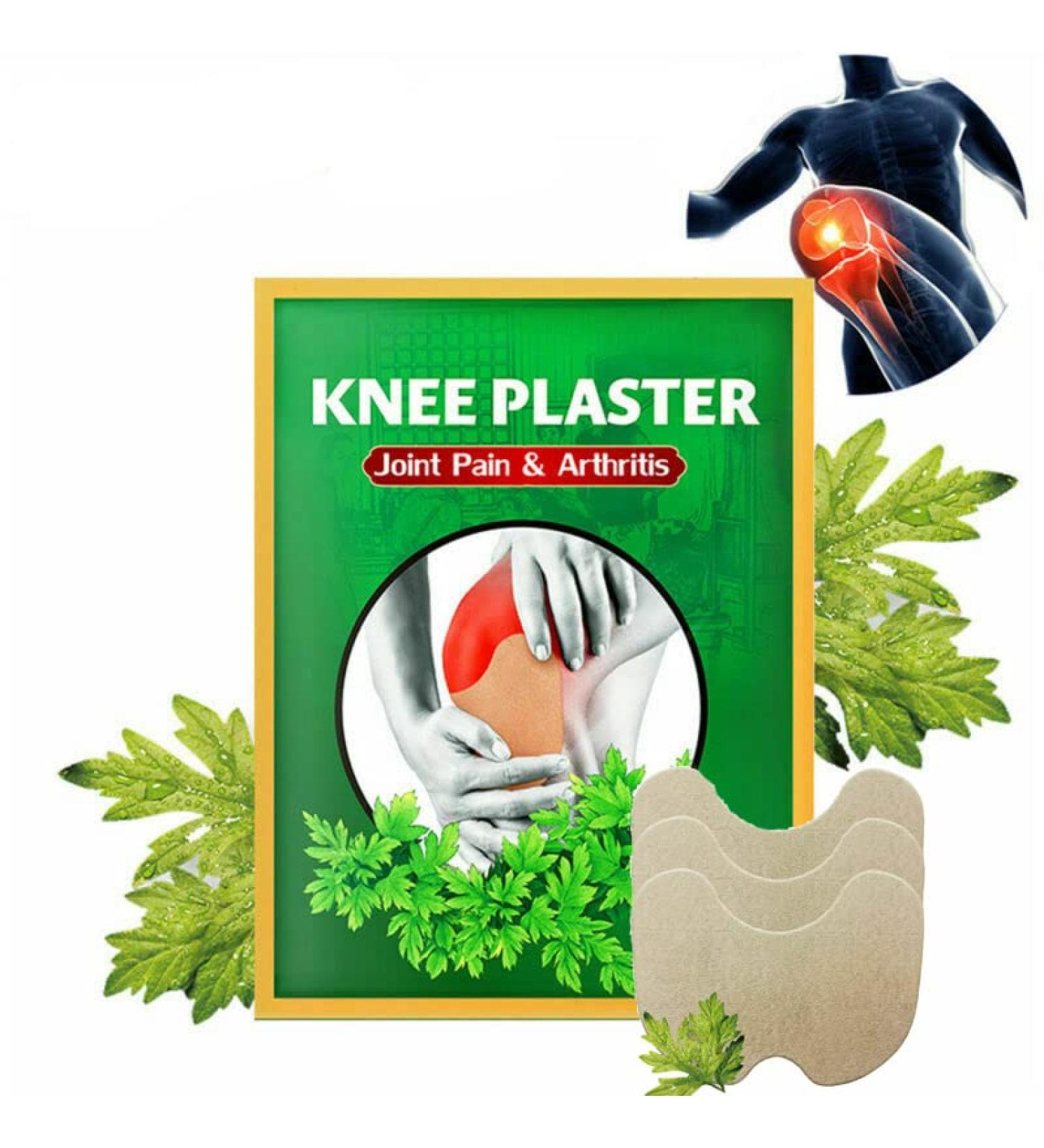 Knee Patch Stickers with Wormwood Extract - Joint & Shoulder Pain Relief (60pcs) | Fast International Shipping - Buy Online on GoSupps.com