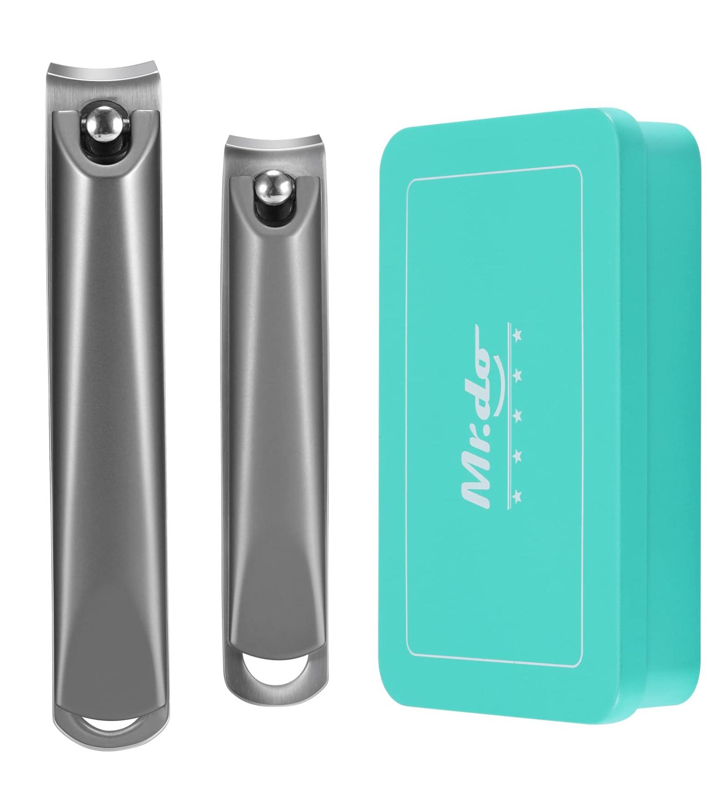 Mr. Do Nail Clippers Set - Ultra Sharp Stainless Steel Large & Small for Men & Women - Perfect for Thick Fingernails & Toenails - Professional Quality - Buy Online on GoSupps.com