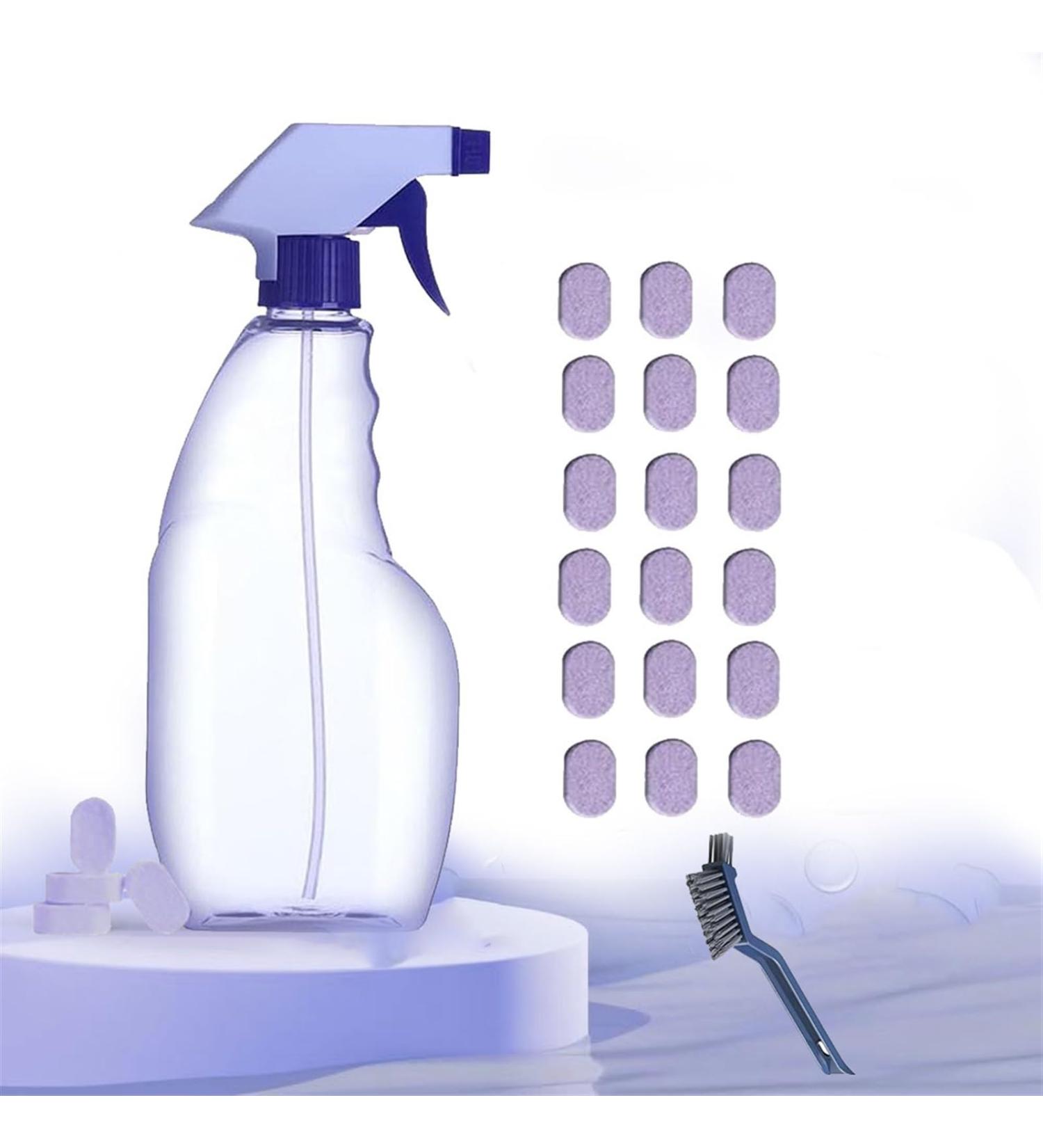 Cleanlix Cleaner Cleanlix Cleaning Spray Cleanlix Cleaner for Instant Stain Removal With Concentrated Cleaning Tablets All-Purpose Household Cleaners with Cleaning Brush(18pcs) 1 count (Pack of 1) - Buy Online on GoSupps.com