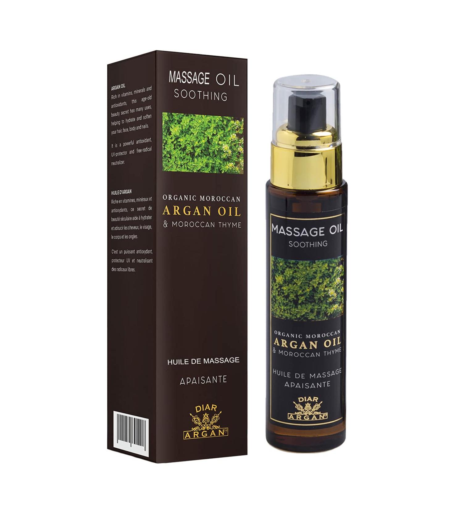 Diar Argan Soothing Argan Oil with Thyme for Massage 50ml - Buy Online on GoSupps.com