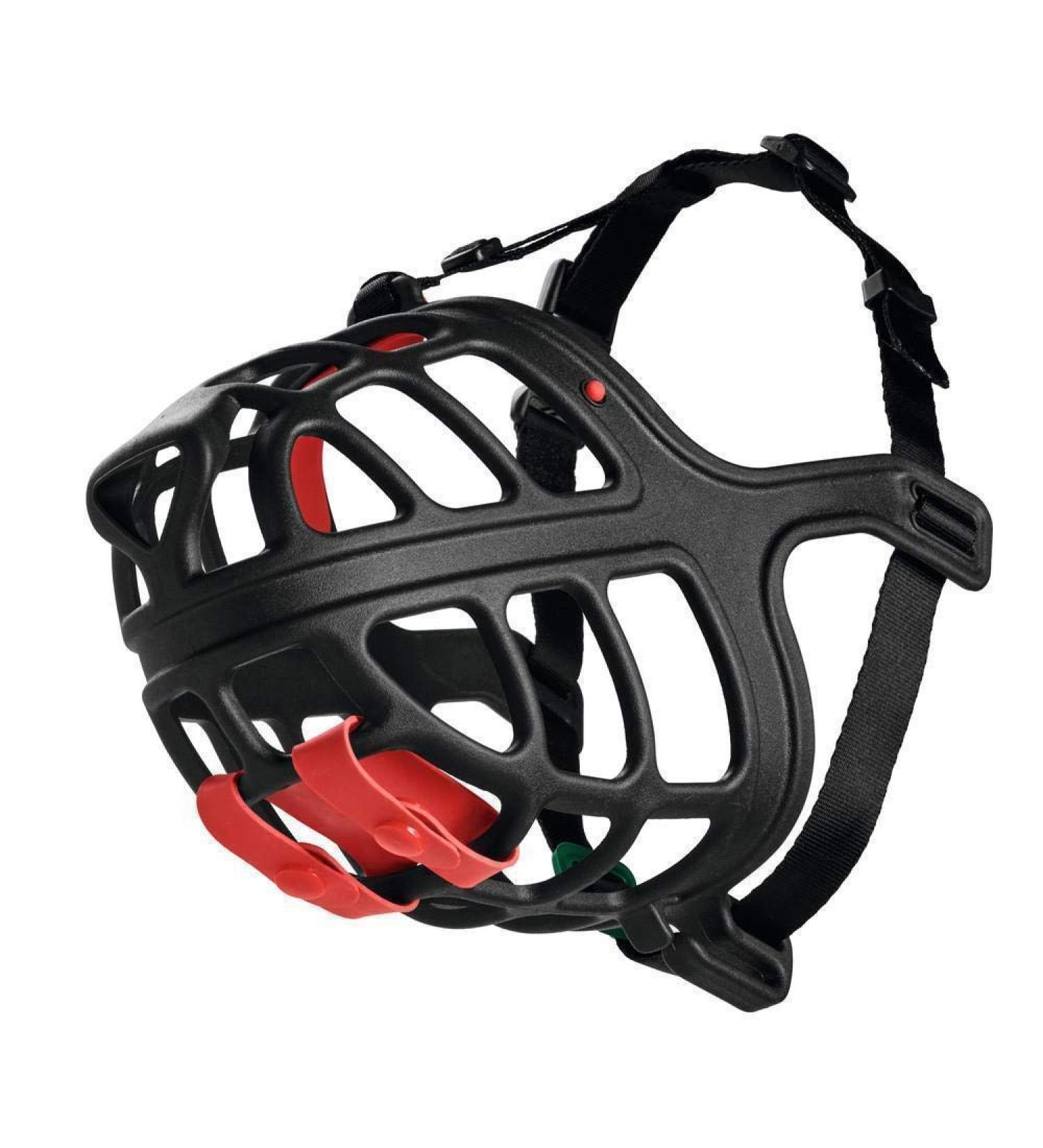 HUNTER ALBURY Dog Muzzle with Removable Poison Bait Protection - Size 6 Black | Shop Internationally for Quality Pet Products - Buy Online on GoSupps.com