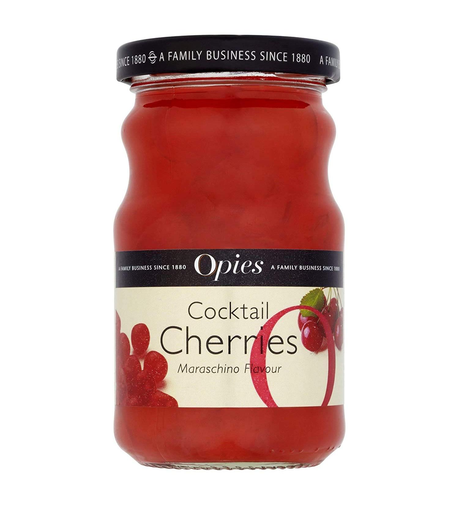 Opies Maraschino Flavour Cocktail Cherries 225g - Buy Online on GoSupps.com