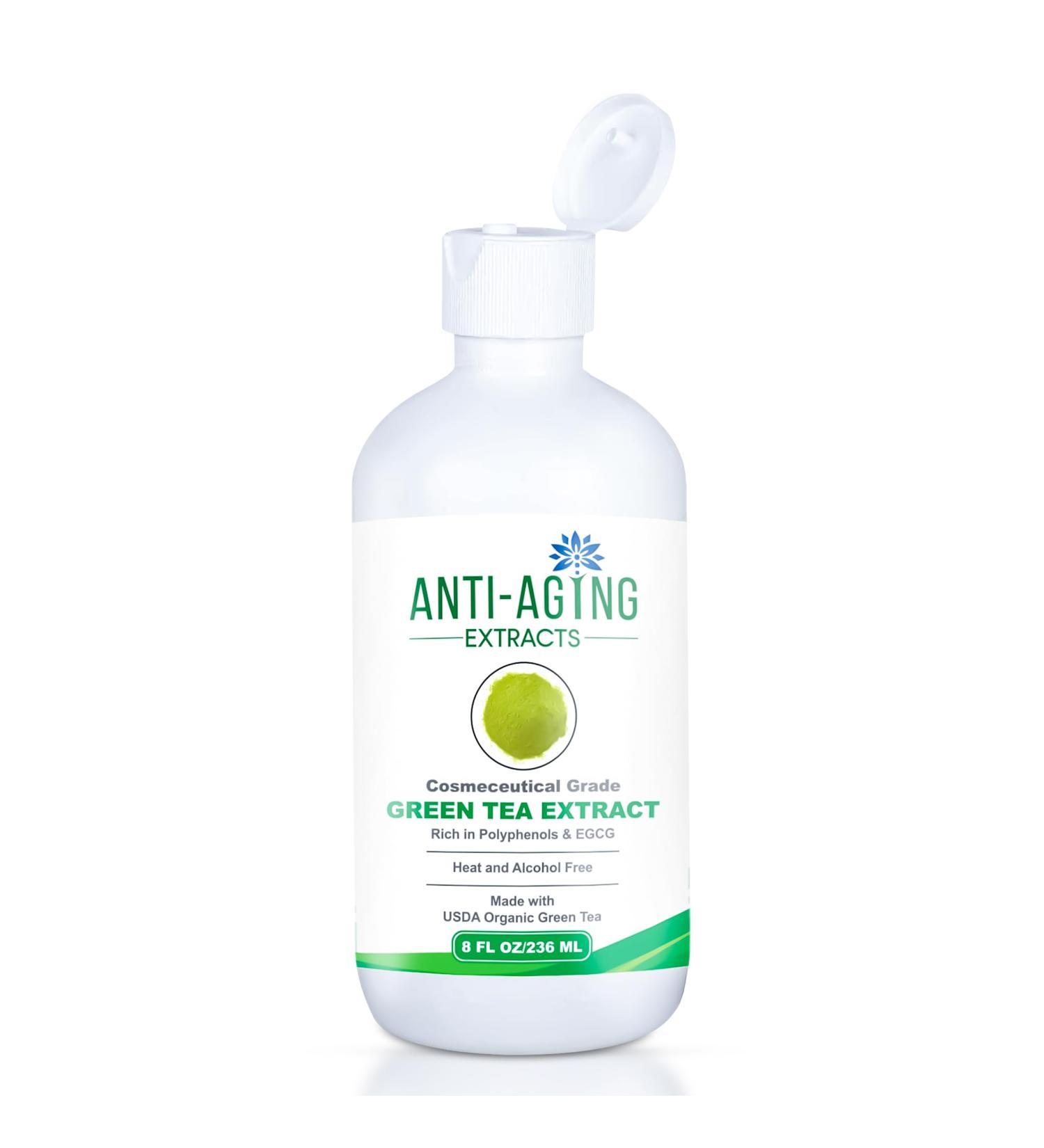 Premium Anti-Aging Green Tea Extract - Cosmetic Grade Skincare & Hair Care (8 Oz - Buy Online on GoSupps.com