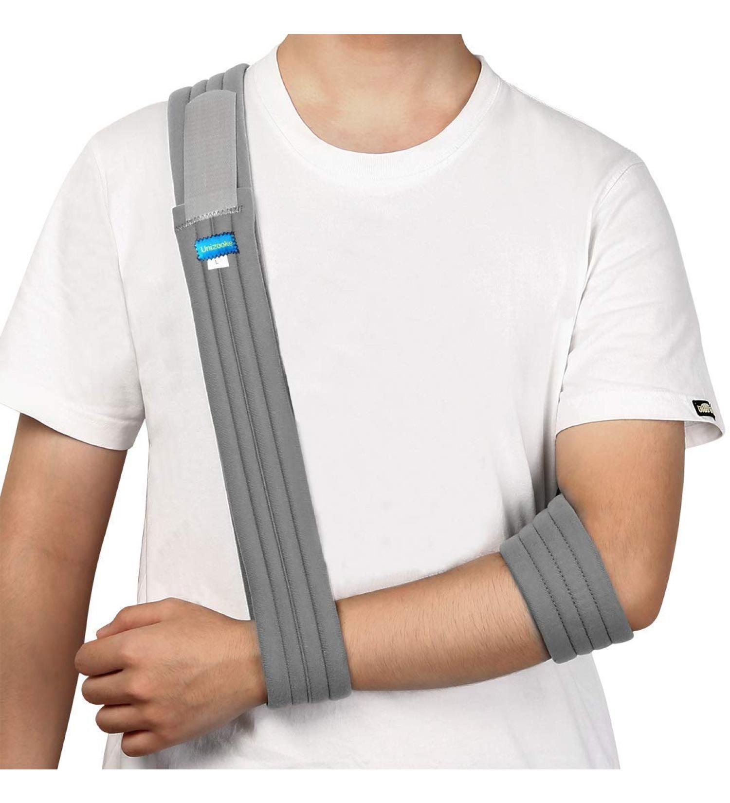 Fretty Arm Sling - Adjustable Medical Support Strap for Broken Bones & Rotator Cuff - Lightweight Comfort for Left/Right Arm - Ideal for Men & Women - Buy Online on GoSupps.com