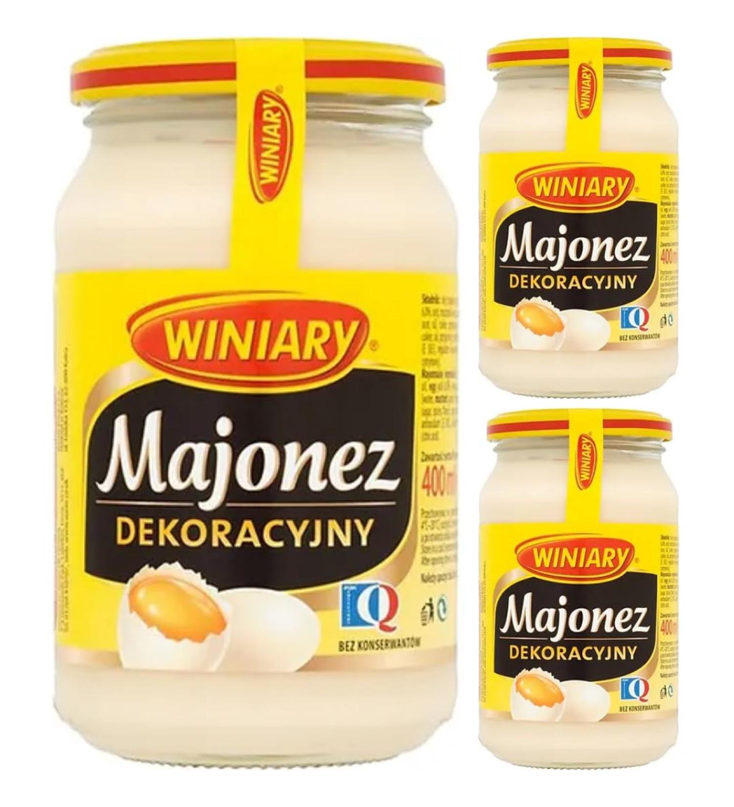 Winiary Decorative Mayonnaise 400 Mililiter x 3 Pieces - Buy Online on GoSupps.com