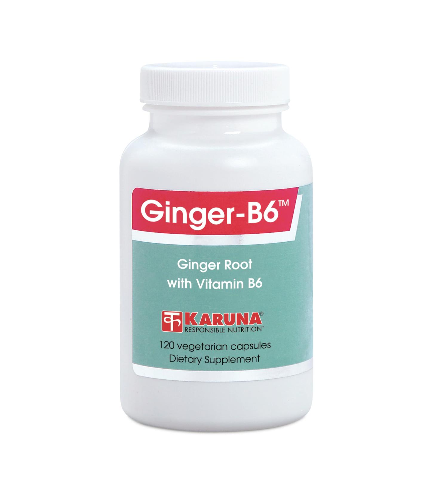 Karuna - Ginger-B6 120 caps Health and Beauty