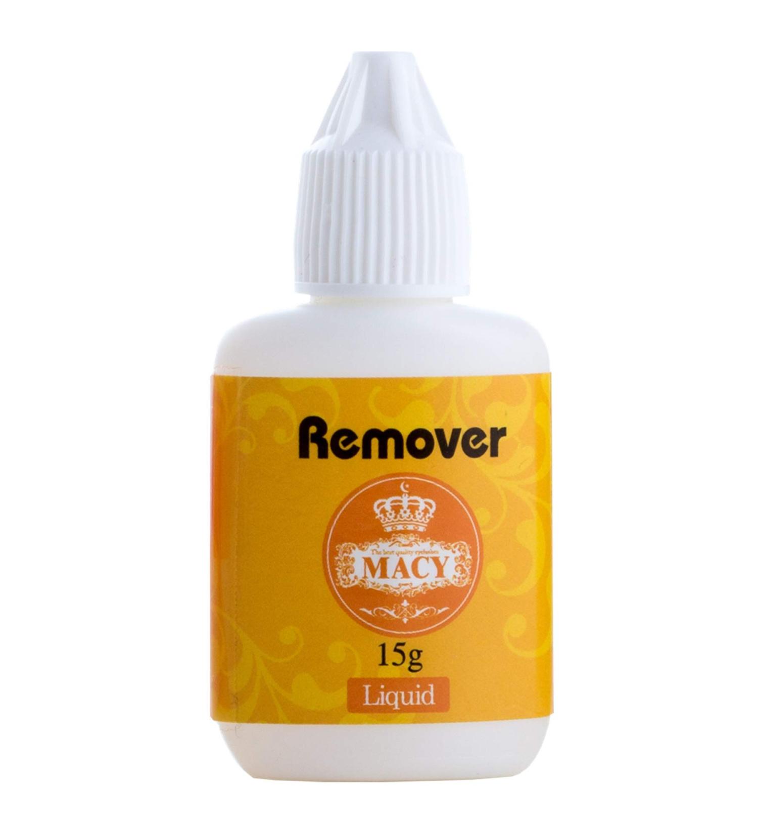 Eyelash extension Remover Liquid |Provides residue removal of the individual eyelashes eyelash extensions |Extension remote original Macy 15g Remover Liquid 15G