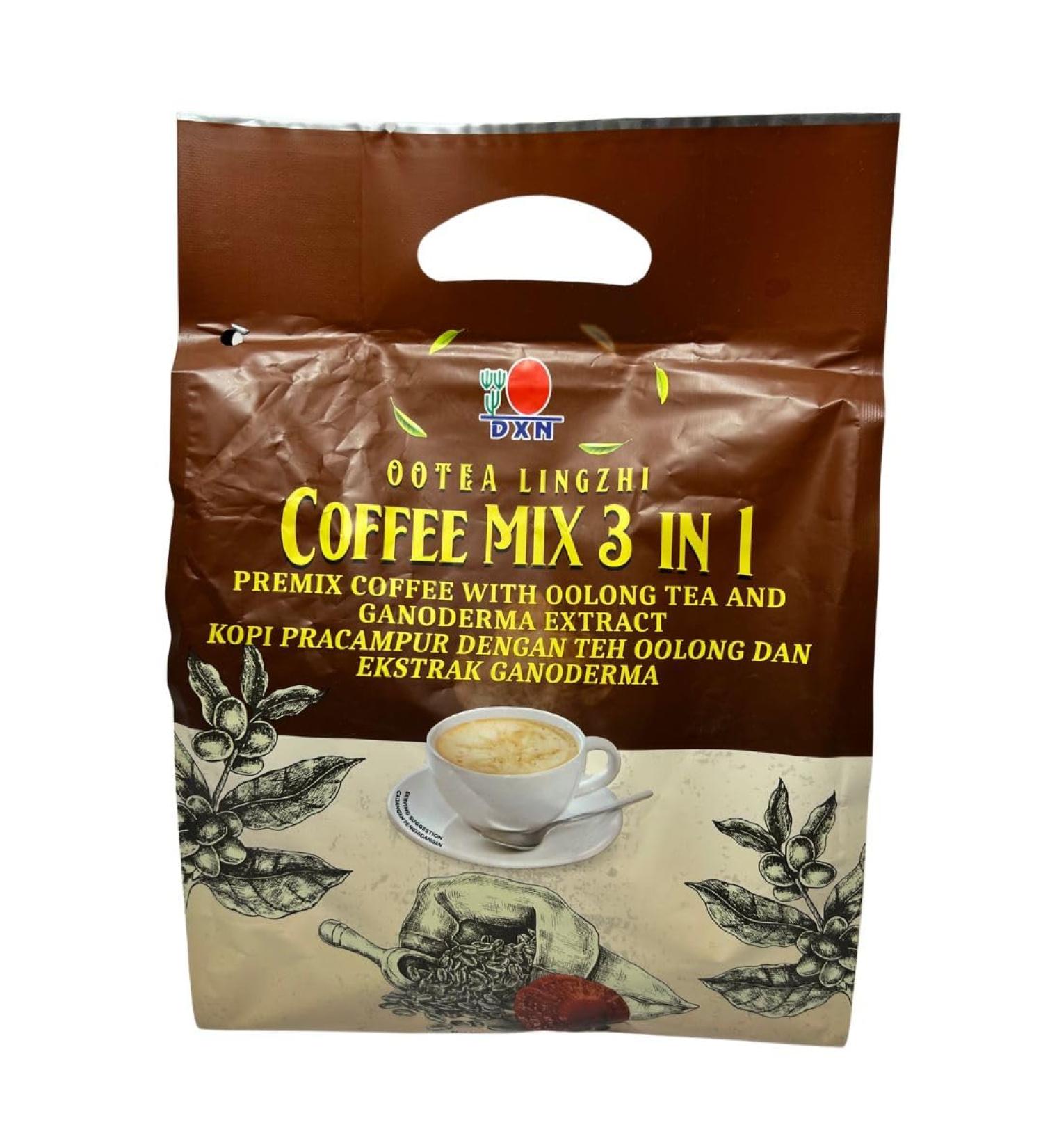 DXN Ootea Lingzhi - Coffee + ootea + Ganoderma - 20 sachets 21g - 20 sachets x 21 grams - Buy Online on GoSupps.com