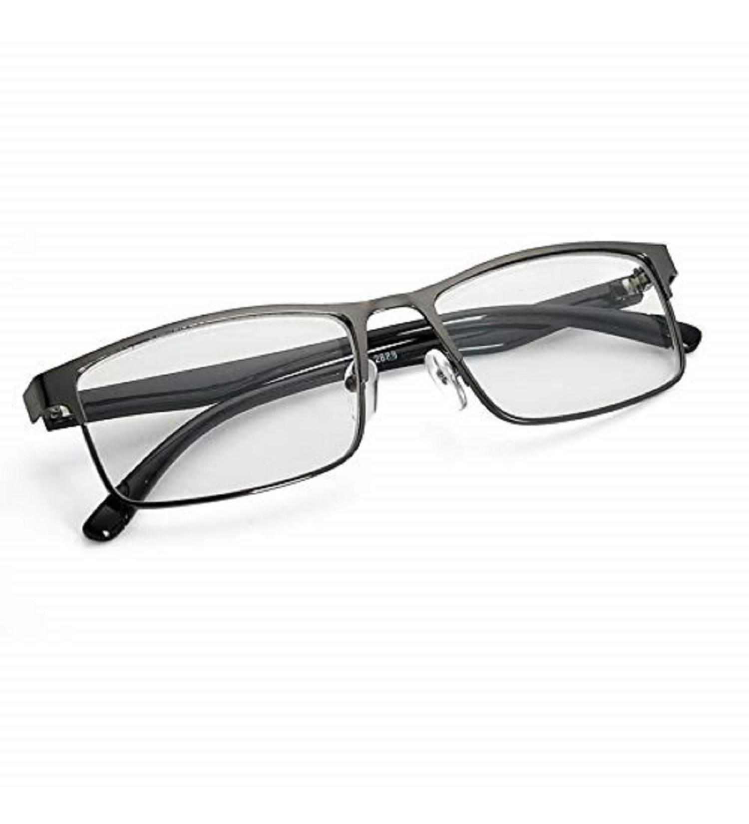 EgBert Fashion Black Nearsighted Glasses - Metal Full Frame Myopia Glasses -2.5 | International Shipping Available - Buy Online on GoSupps.com