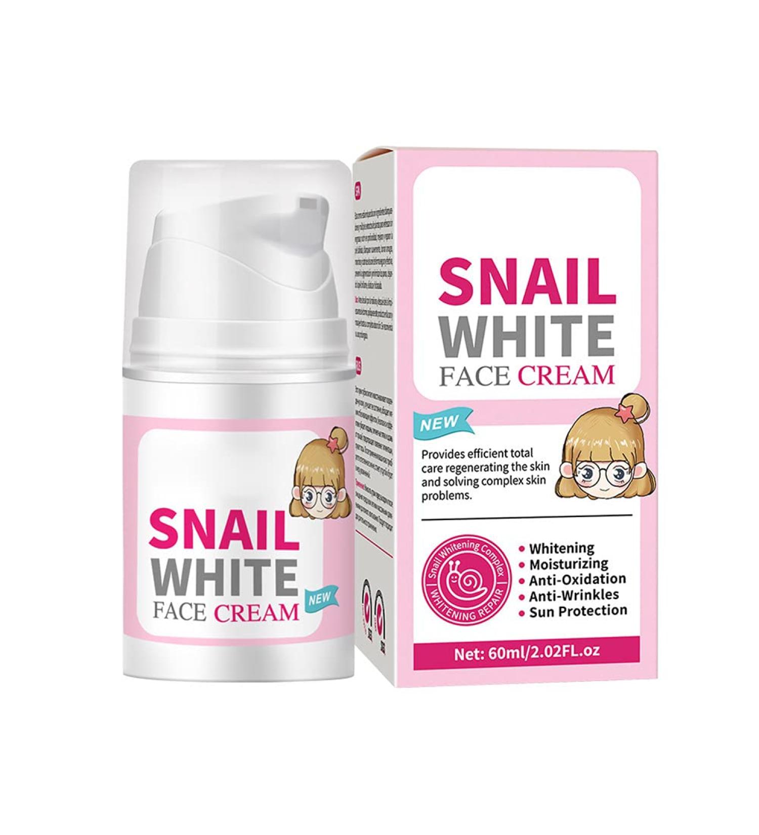 Kybbe Snail Cream Facial Cream Soft Moisturizing And Delicate Reduce Dark Anti Wrinkle Face Care Pore Essence Moisturizing Cream - Buy Online on GoSupps.com