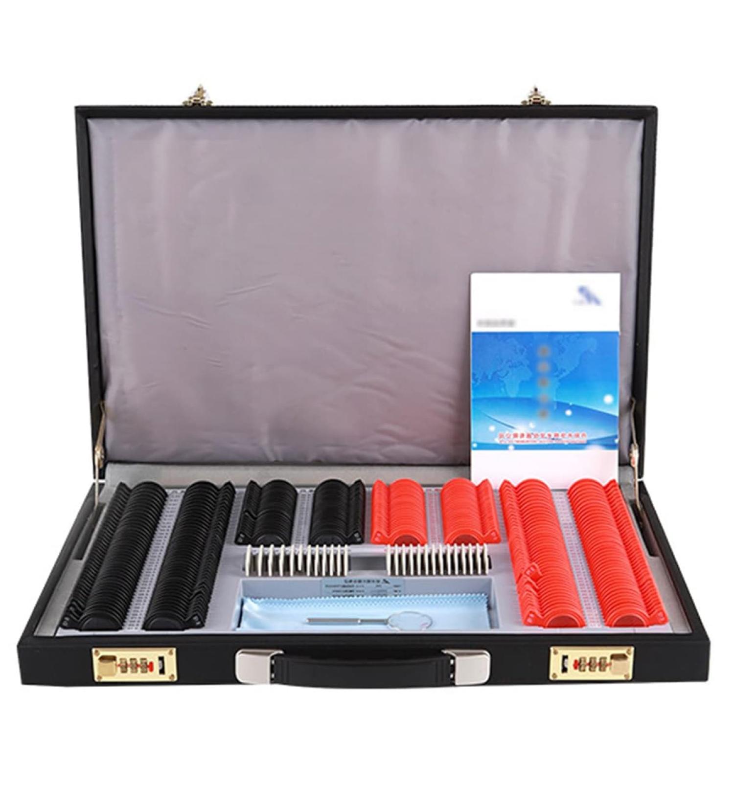 Ophthalmology Optometry Kit 266 Pcs Optical Trial Lens Set Adjustable Trial Frame Optometry Optician Lens Set Eye Test Glasses Optical Trial Lens Set Kit - Buy Online on GoSupps.com