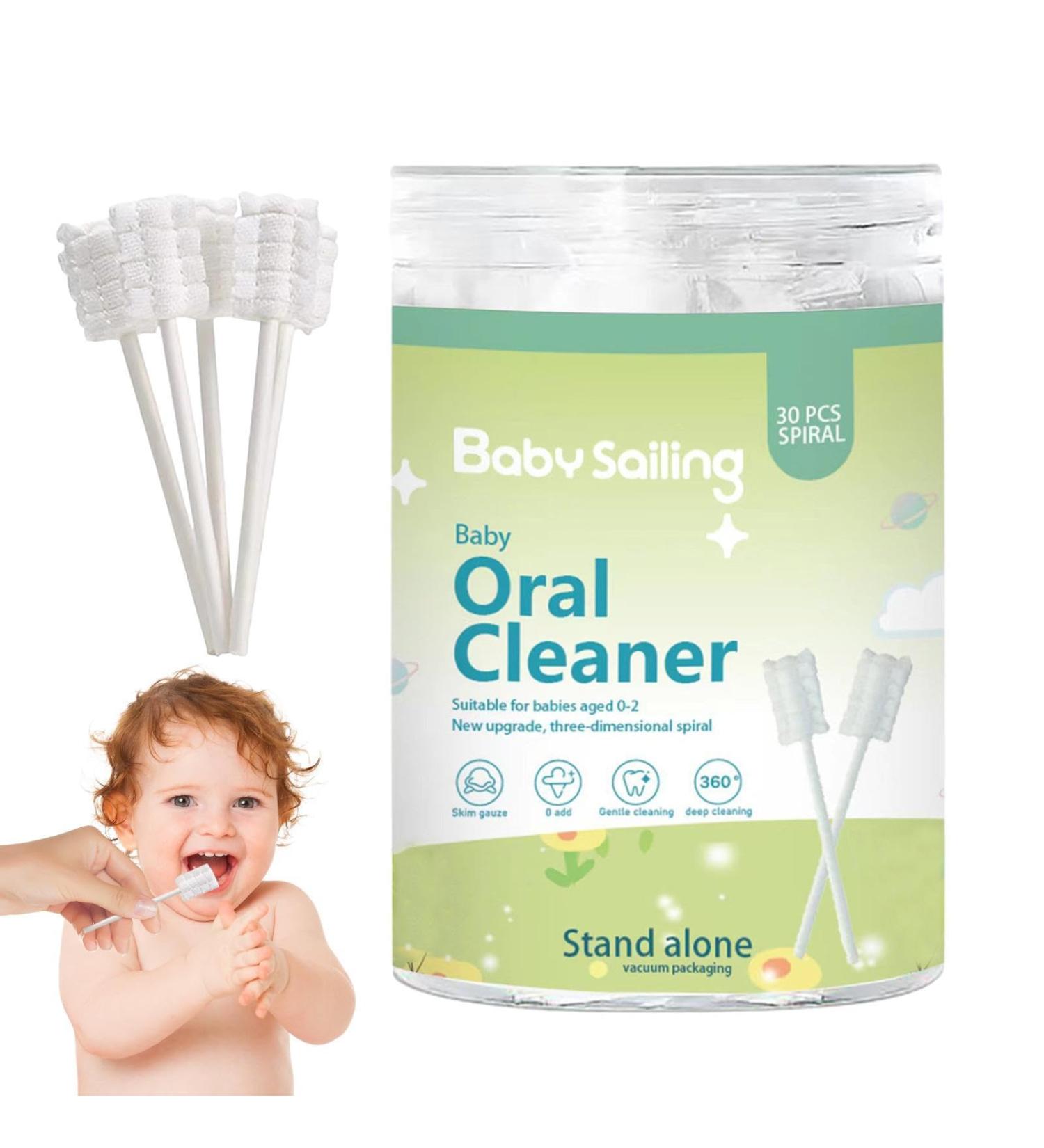 FACYNDE Newborn Gauze Toothbrush - Oral Care for Home & Travel | 30 Pieces Barrel - Buy Online on GoSupps.com