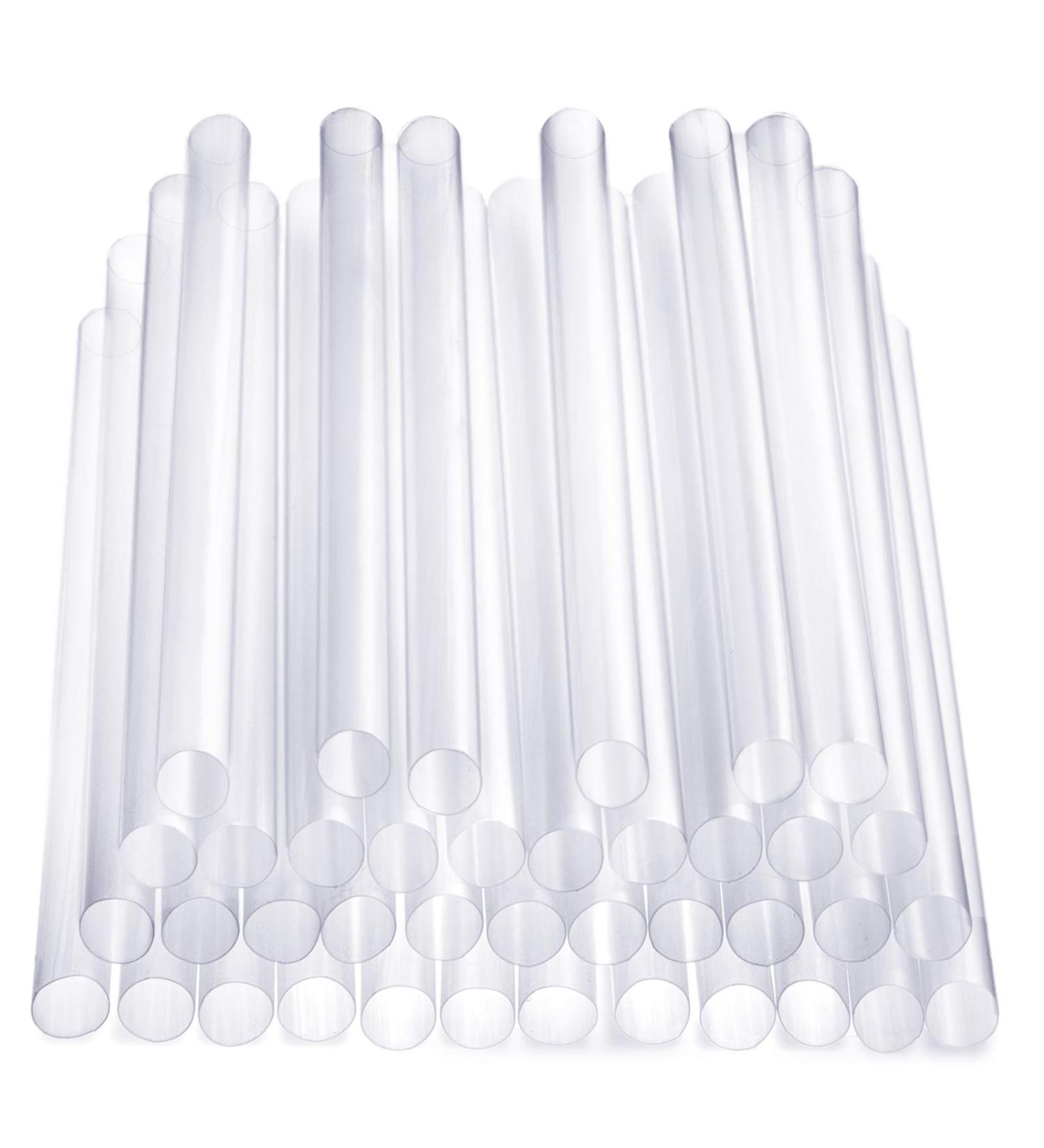 Comfy Package Clear Jumbo Smoothie Straws - 100 Pack - Buy Online on GoSupps.com