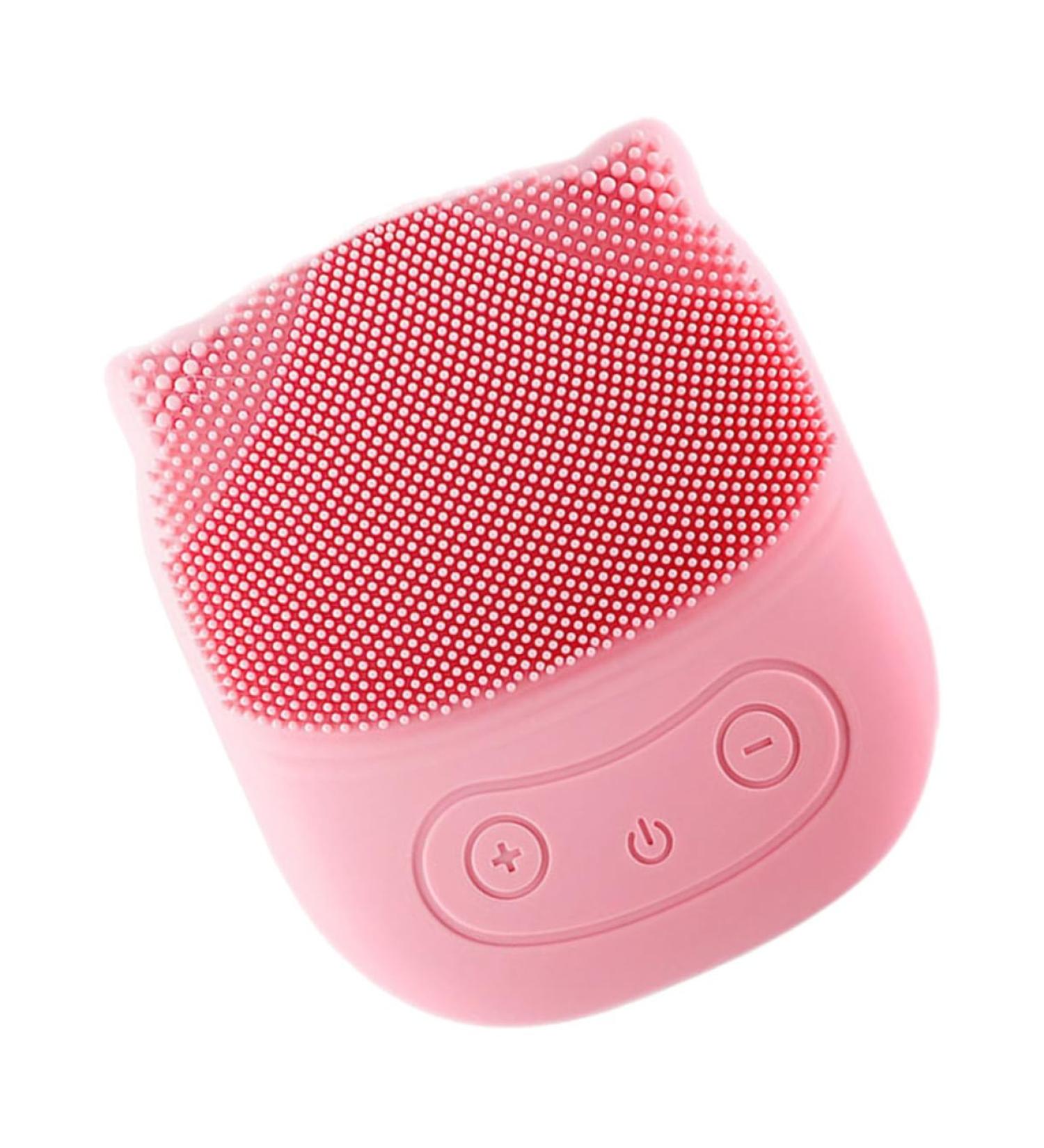 Didiseaon Face Brush Electric Washing Machine Silicone Exfoliating Pad Face Cleaning Pad Pore Cleaning Device Silicone Facial Brush Electric Massagers Silica Gel Detergent Pink Frosted - Buy Online on GoSupps.com