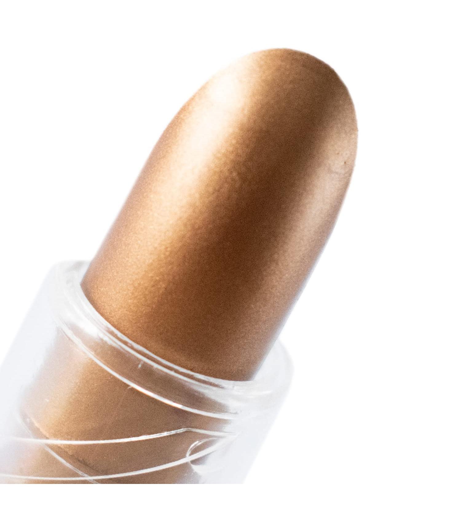 Grima's Professional Lipstick 7-86 Gold Tone Glossy | Color-Intensive Chemical-Free Gluten-Free Paraben-Free | 3.5g Luxury Makeup - Buy Online on GoSupps.com