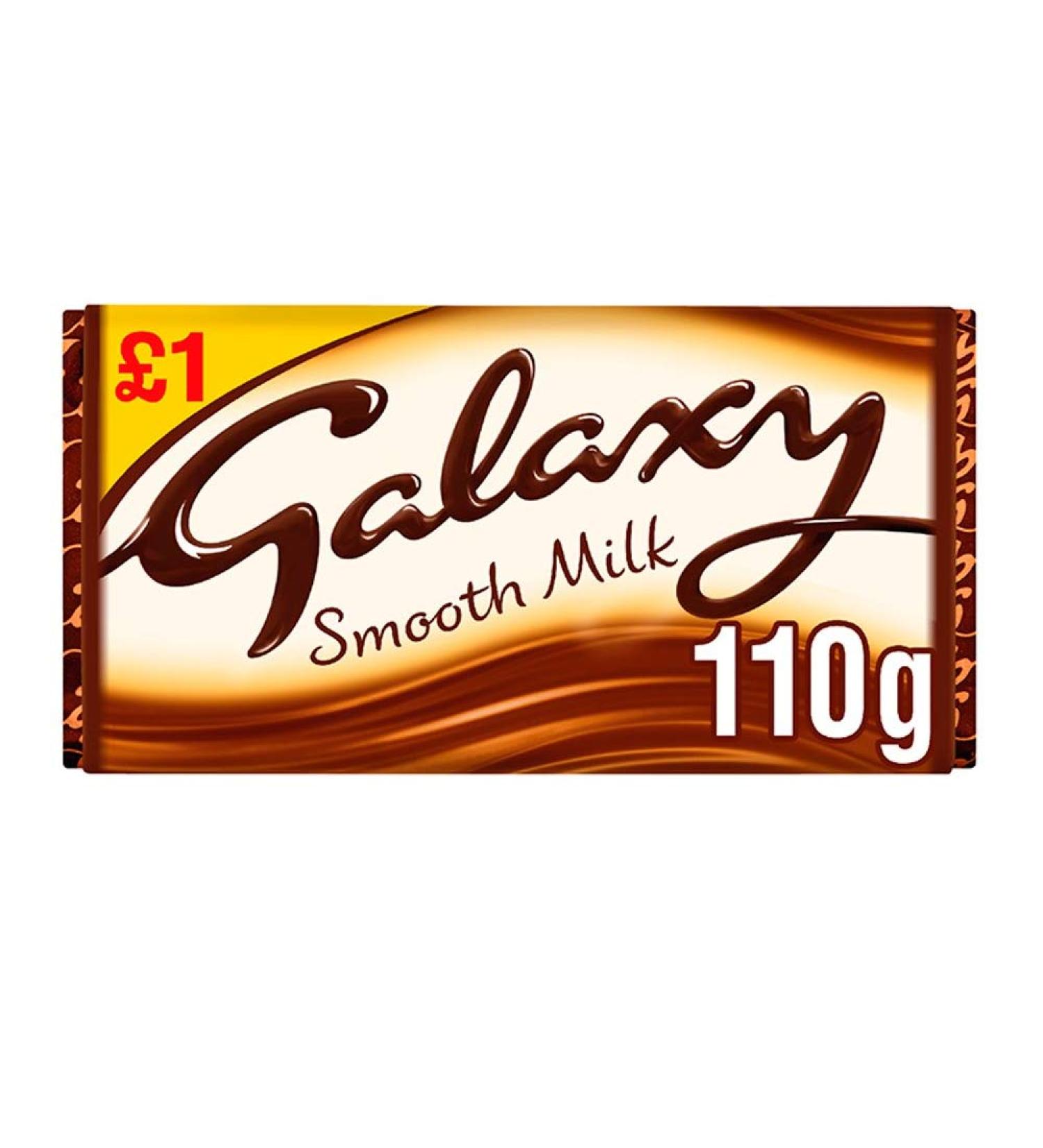 Galaxy Smooth Milk Chocolate Bars 2 Pack