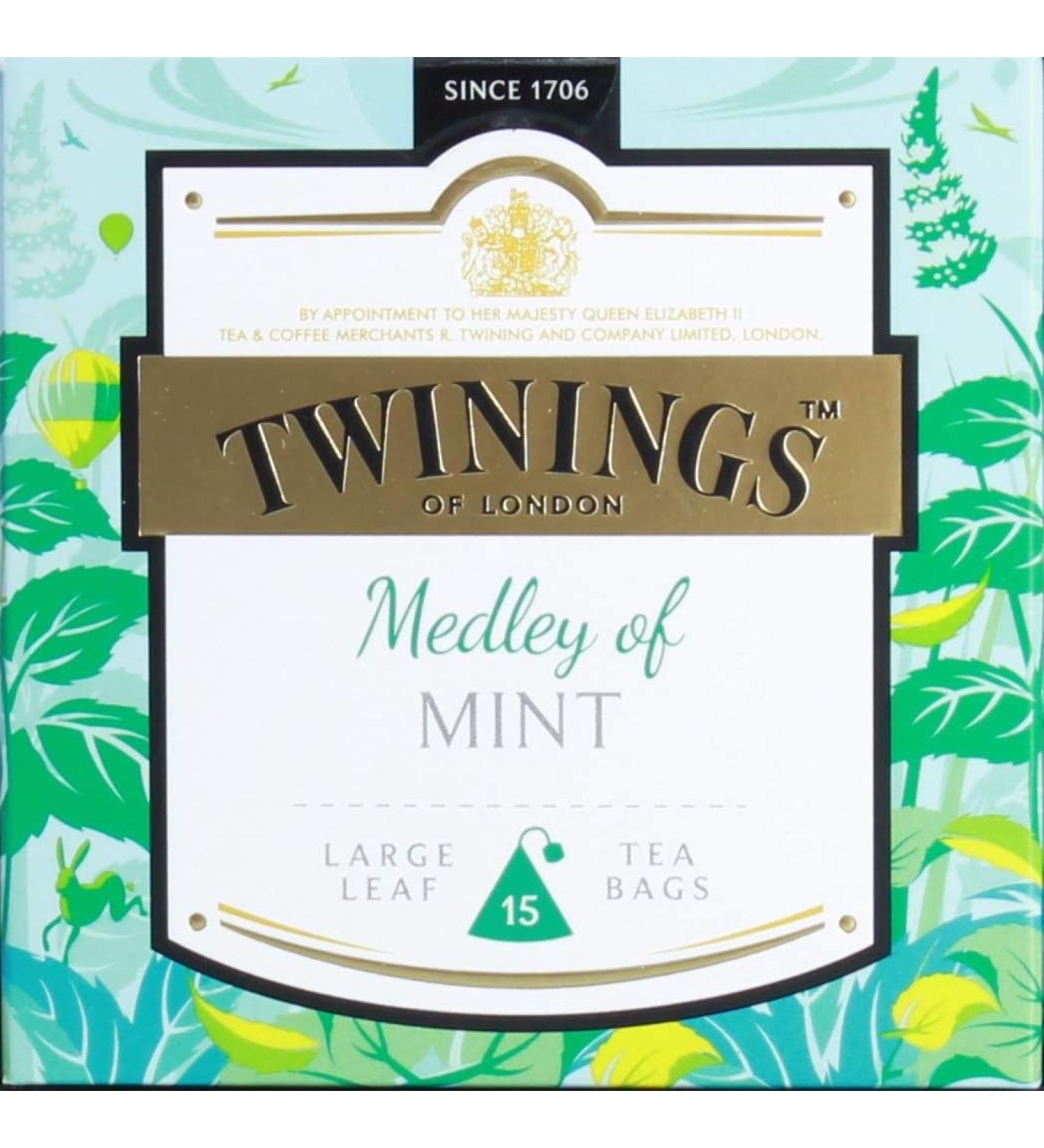 Twinings Platinum Medley of Mint 15 sachets de th