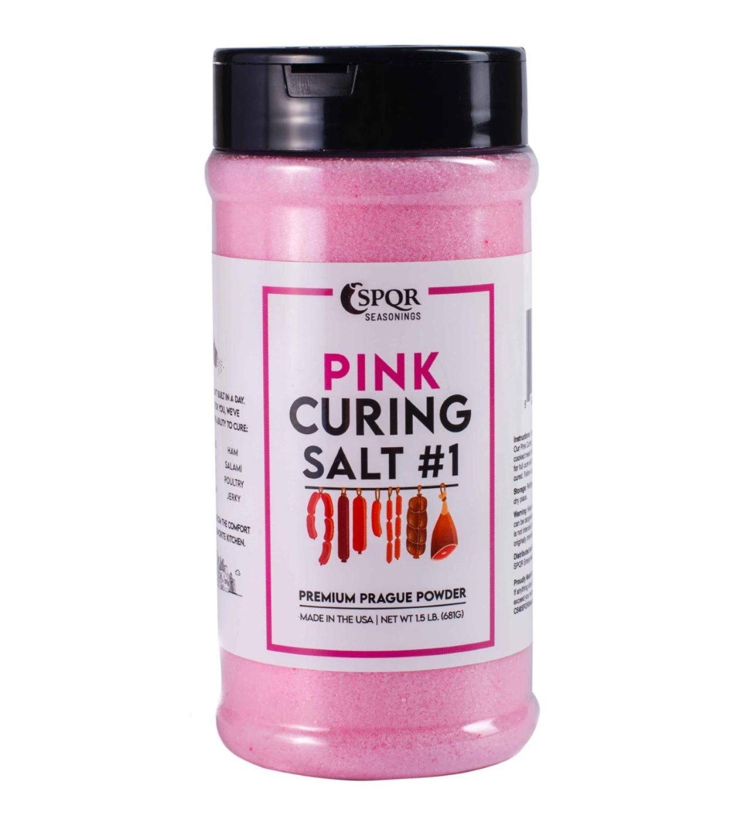 Curing Salt No.1 Premium Prague Powder XL 1.5lb by SPQR Seasonings - Buy Online on GoSupps.com