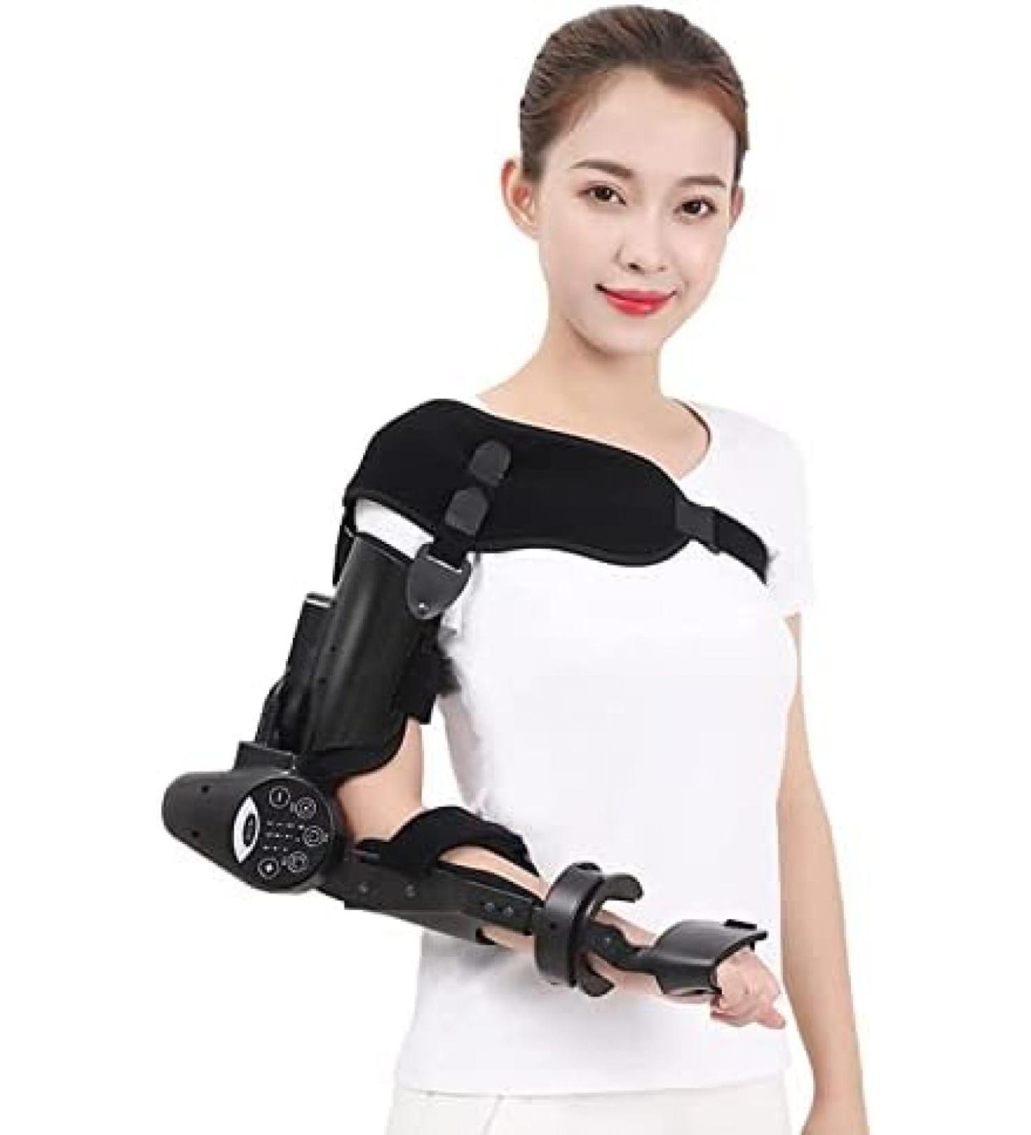 Hinged Elbow Brace Adjustable Post Op Full Length Splint Orthosis Electric Arm Exerciser Strengthener for Men and Women Prevent Excessive Bending at Night Left Collector88 - Buy Online on GoSupps.com