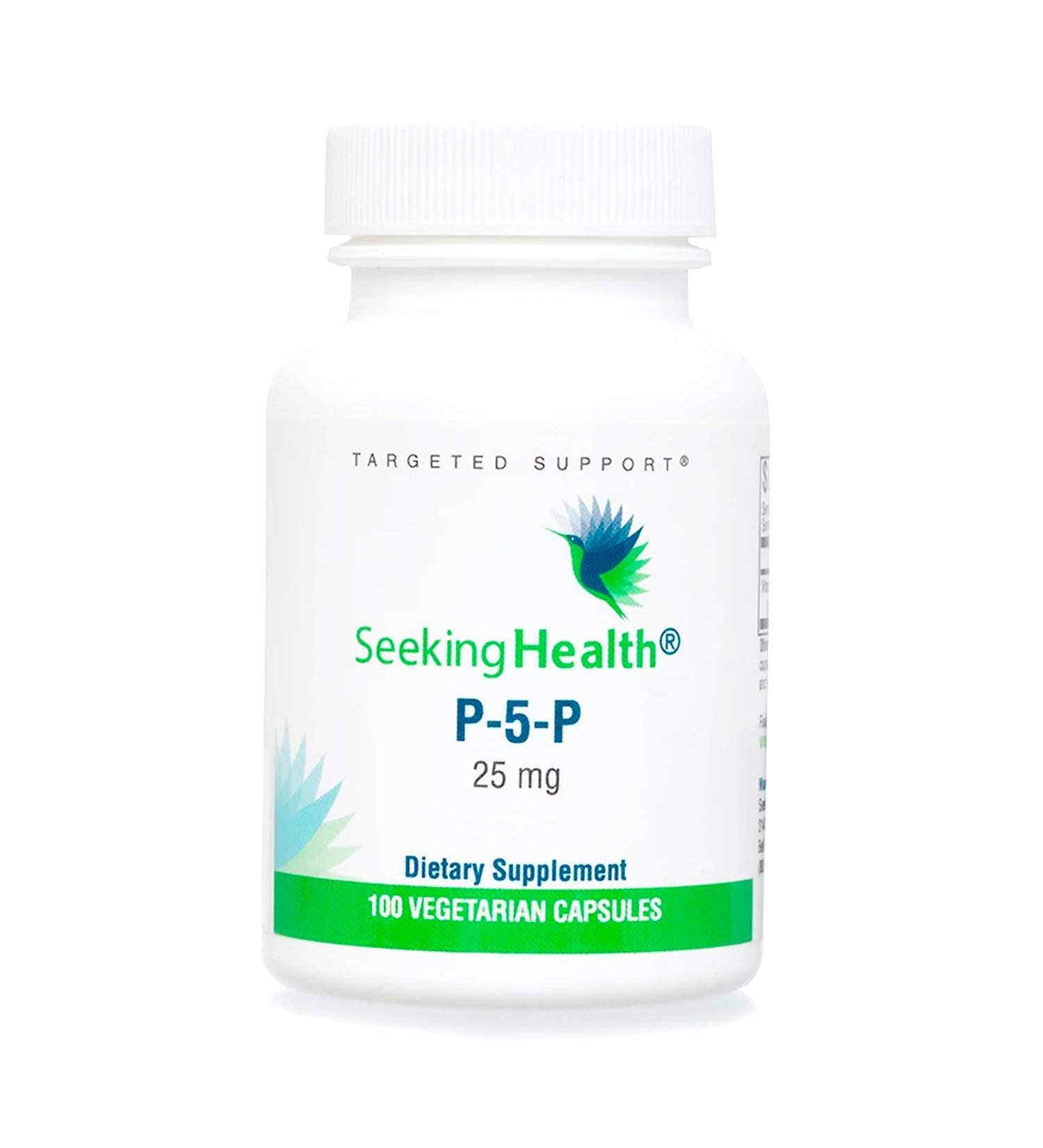 Seeking Health P-5-P Vitamin B Coenzyme B6 Supplement - 100 Vegan Capsules - Buy Online on GoSupps.com