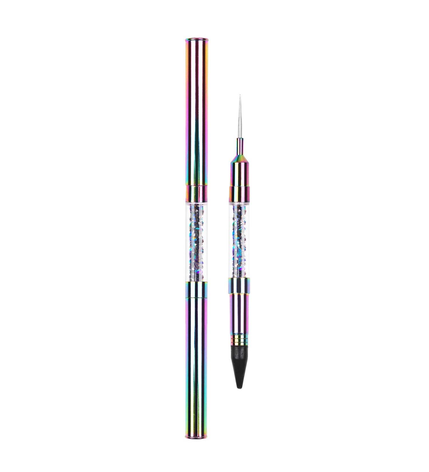 Lanlousy Double-Point Drill Pen Nail Art Acrylic UV Gel Extension Builder Flower Painting Pen Manicure Tool 9 9# - Buy Online on GoSupps.com