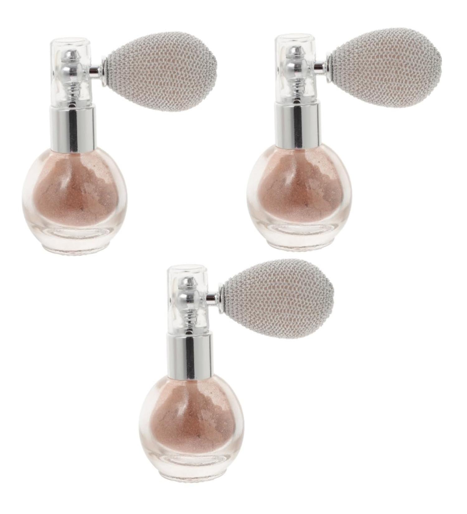 3pcs Body Powder & Glitter Spray Set | Hair Highlighter & Body Sparkle | Loose Glitter for Stunning Shine - Buy Online on GoSupps.com