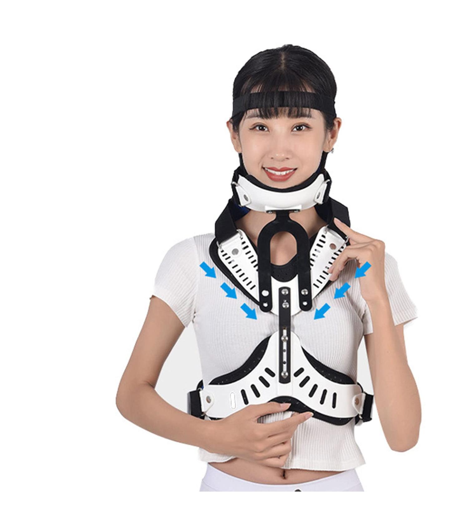 Joyfitness Cervical Orthosis - Neck & Breast Support for Spinal Correction & Fracture Rehabilitation - Buy Online on GoSupps.com