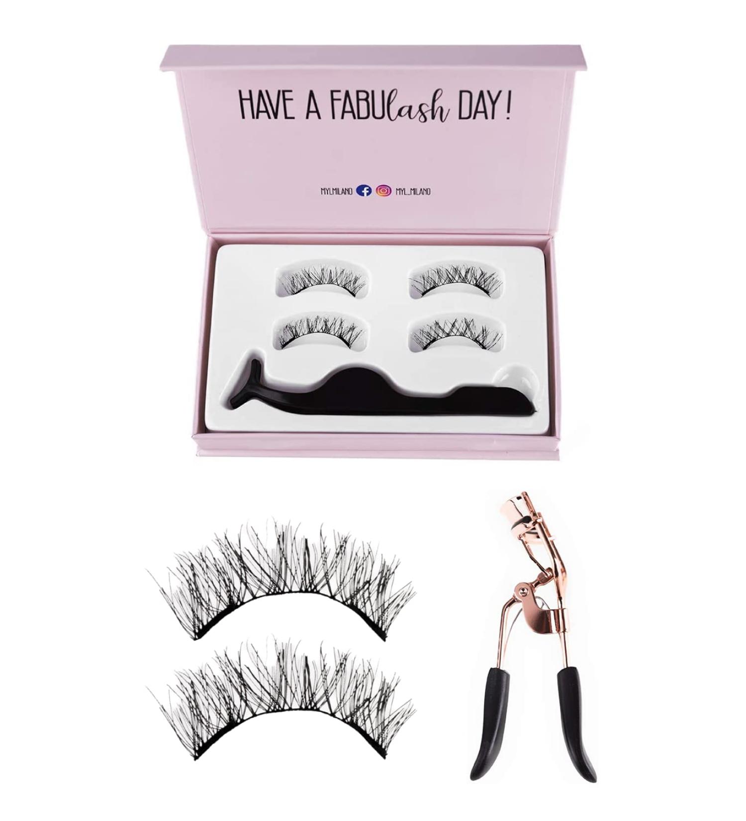 M.Y.L Push Up Angel Reusable Magnetic Eyelashes Set of 4 Eyelashes Magnetic Eyelashes without Eyeliner Eyelashes Push Up Angel - Buy Online on GoSupps.com