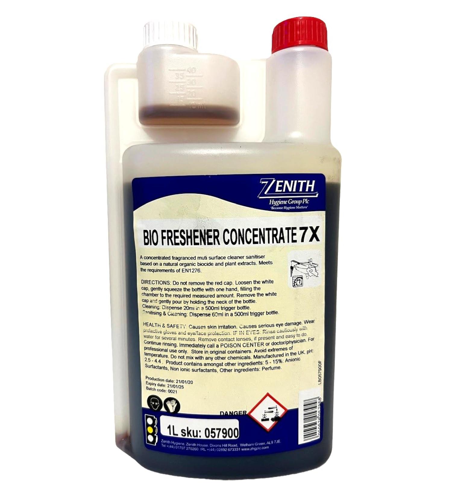 Bio Freshener Concentrate 1 Litre Antibacterial Multi Purpose Sanitiser Surface Natural Organix Cleaner - Buy Online on GoSupps.com