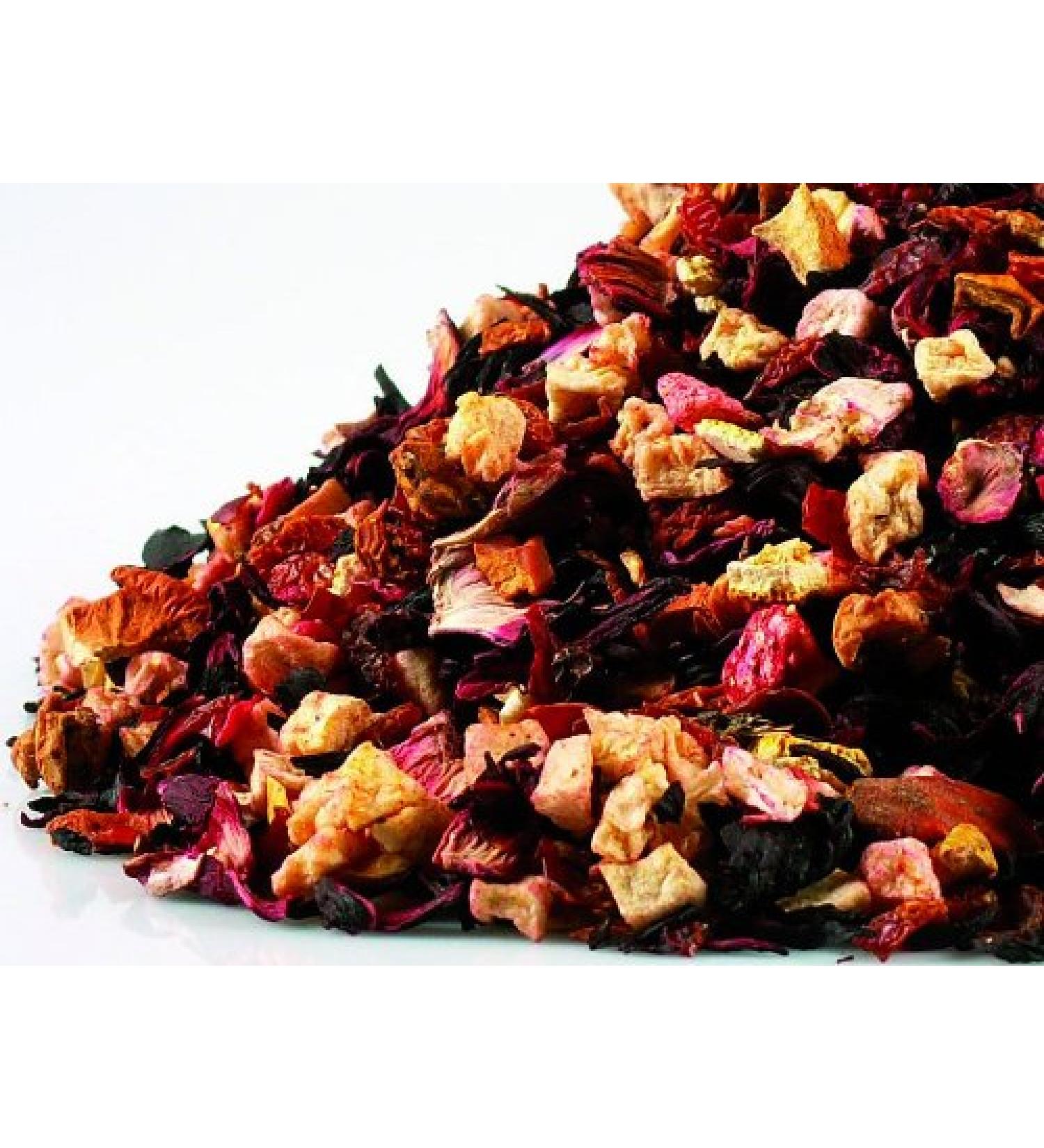 TeeFARBEN Strawberry and raspberry tea - 250g in an aroma-preserving pack