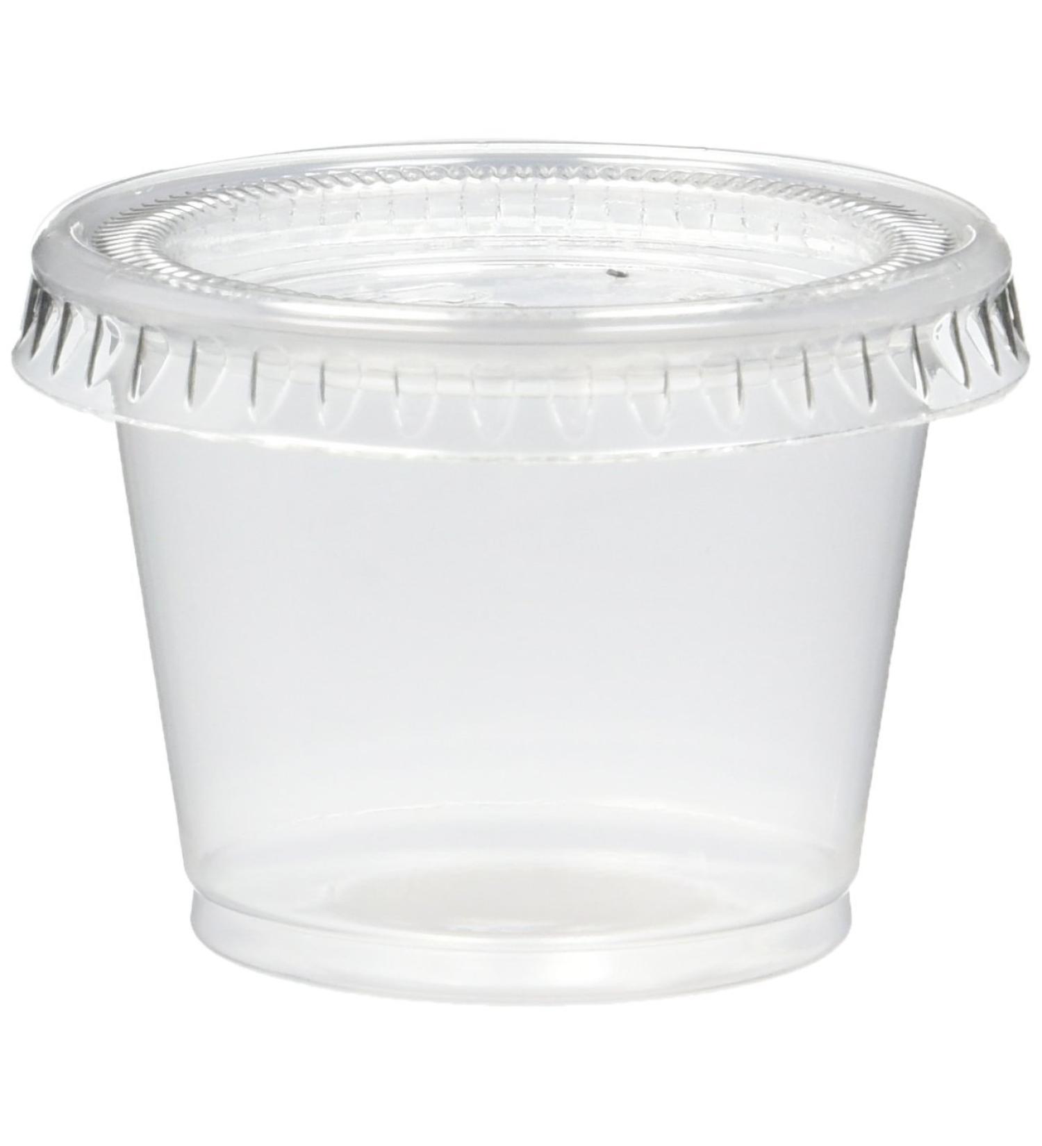 Mr. Miracle 1-Ounce Jello Shot Souffle Cups and Lids - 125 Sets Translucent Pack for Parties - Buy Online on GoSupps.com