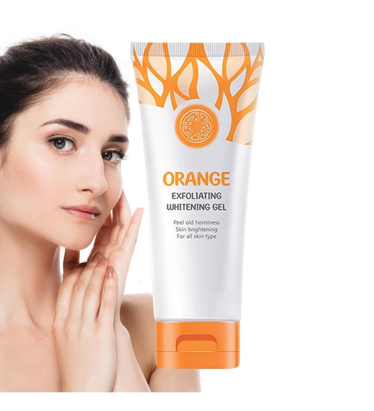  Sloane orange e whitening facial exfoliator deep cleansing for dry normal oily and combination skin facial exfoliating gel deep cleansing and - Buy Online on GoSupps.com