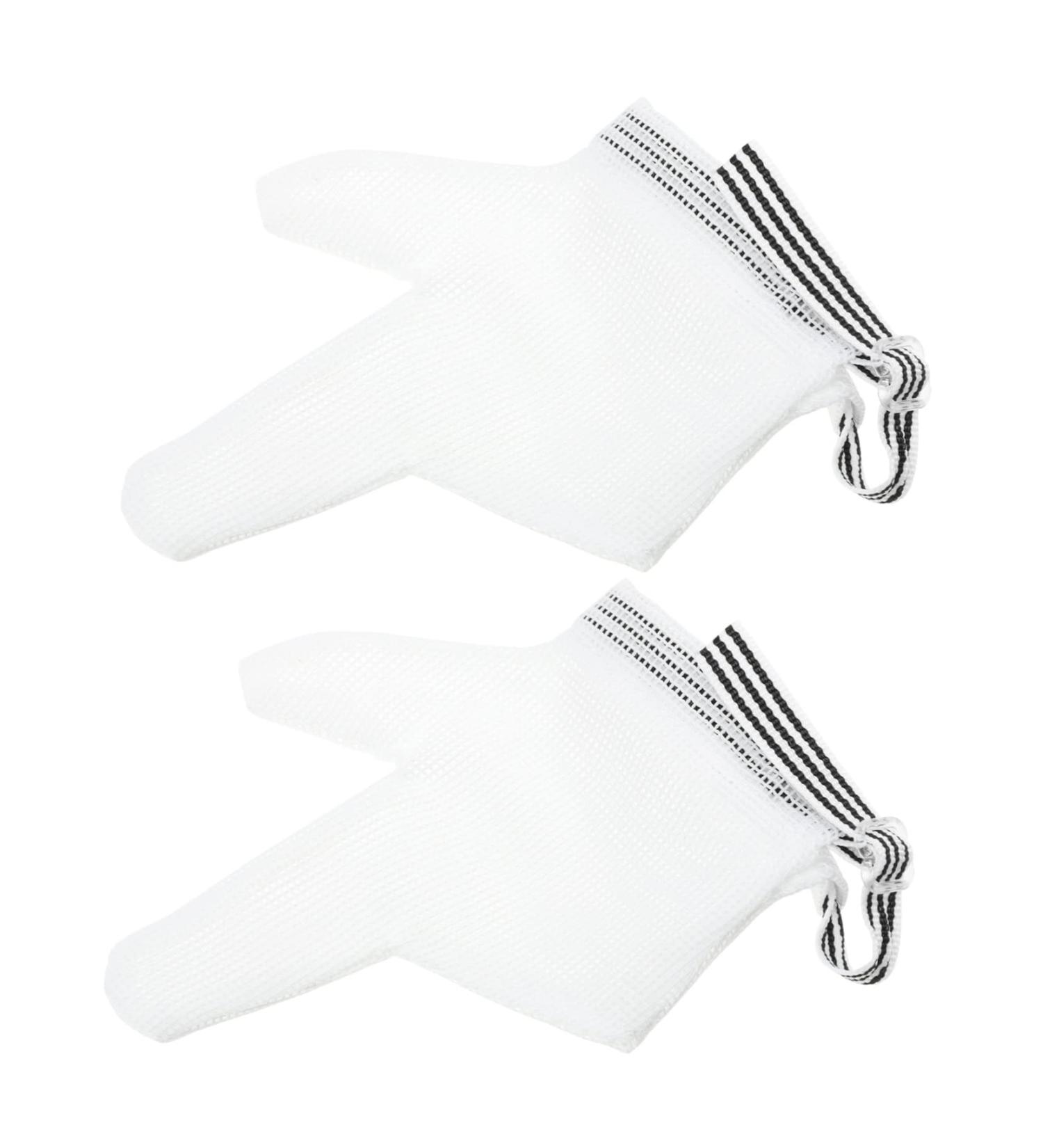 Toyvian Baby Mittens 1 Pair | Infant Anti-Eating Softer Gloves | Finger Thumb Kids Hand Kit Corrector | Breathable Stop Sucking Gloves for Kids | White 12x7cm - Buy Online on GoSupps.com