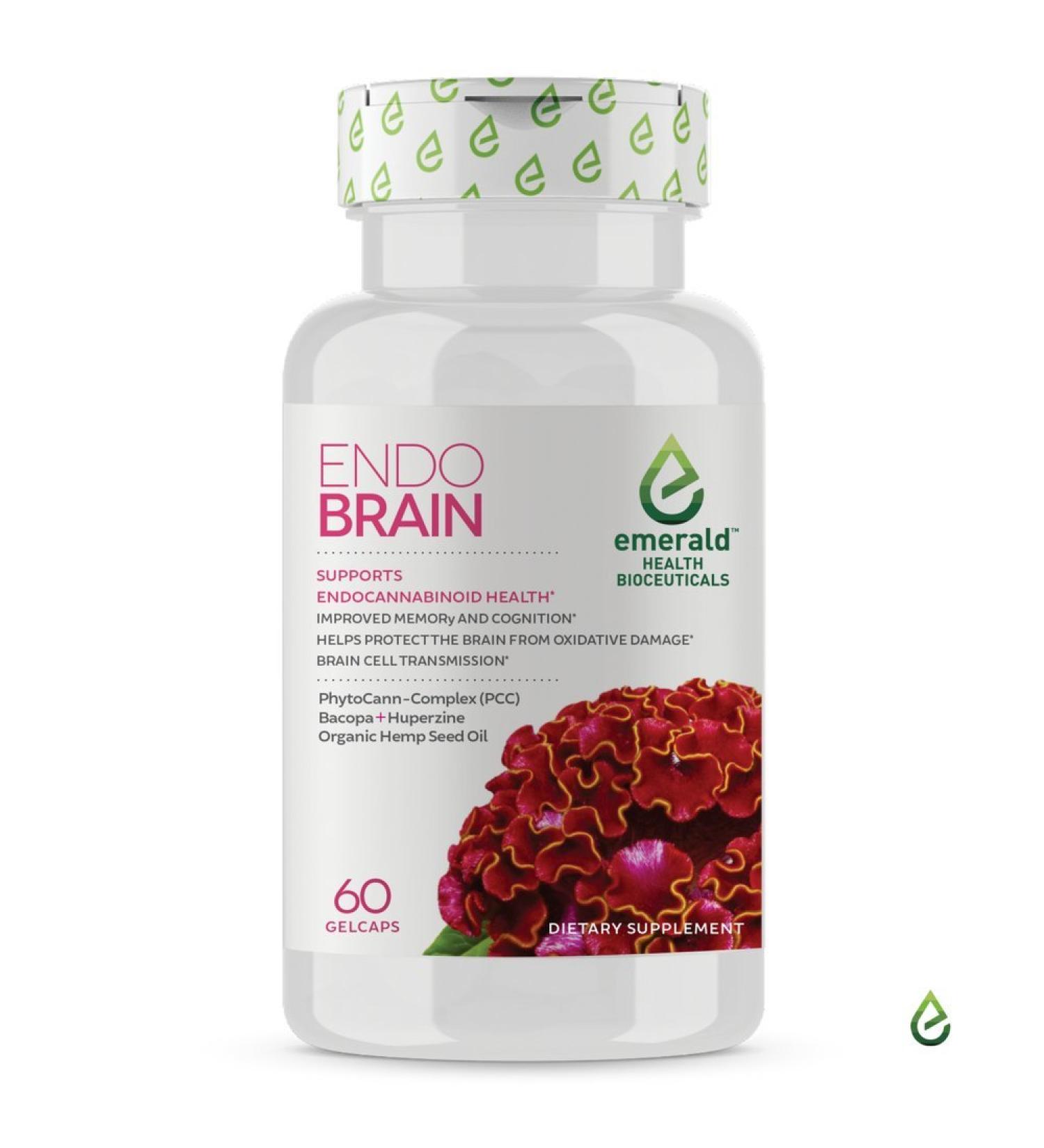 Buy Emerald Health Bioceuticals EndoBrain - 60 Vegan Softgels for Enhanced Cognitive Support - Buy Online on GoSupps.com