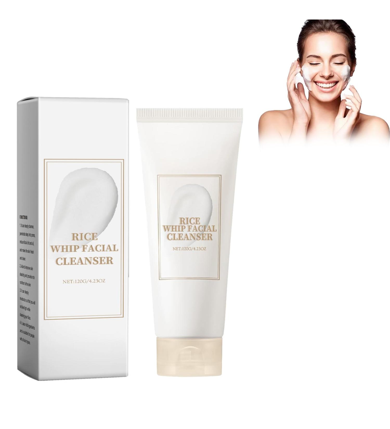 Crsetmyth Rice cleansing foam 120 g cleansing foam daily care foam cleanser rice cleanser rice facial cleansing deep cleansing pore cleanser mild cleansing for problem skin - Buy Online on GoSupps.com