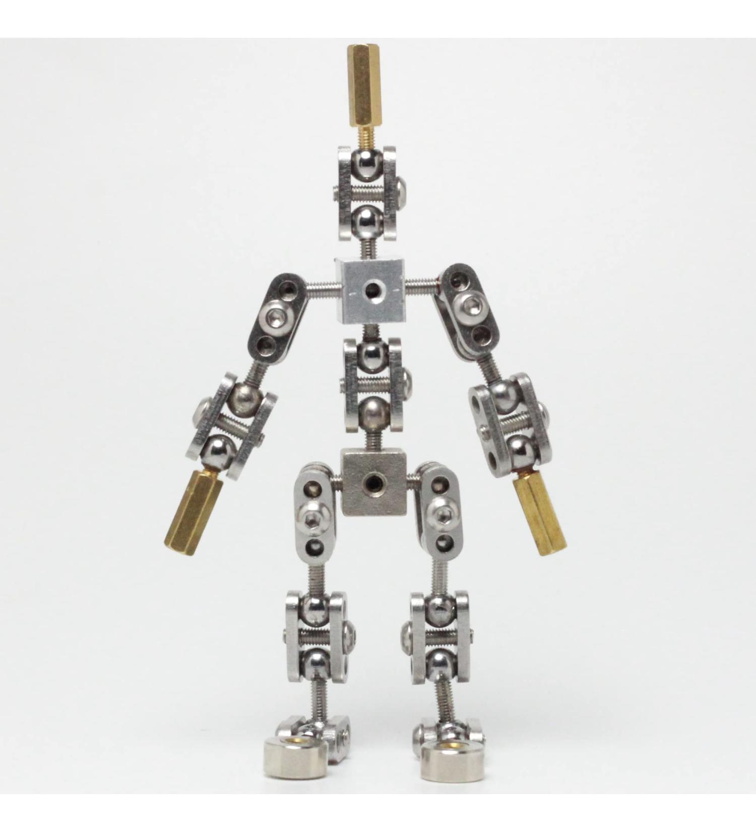 CineSpark DIY Studio Stop Motion Armature Kits | Metal Puppet Figure for Character Design Creation Not-Ready Very Easy to Assemble Animation or Just Fun (11cm  Standard) SMA 11cm Standard - Buy Online on GoSupps.com