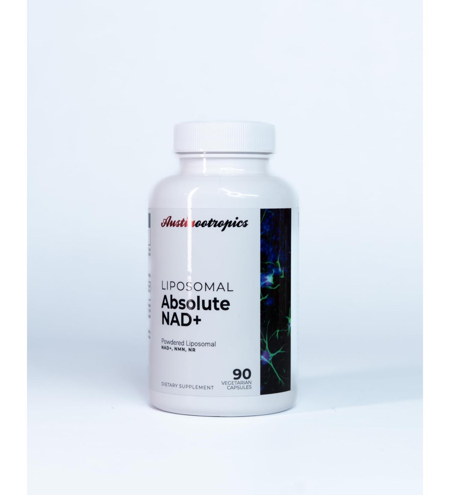 Austinootropics Absolute Cellular Energy 500mg Daily Vitamin Capsules for Fatigue Support Mood Balance Energy & Recovery 90 Vegan Capsules