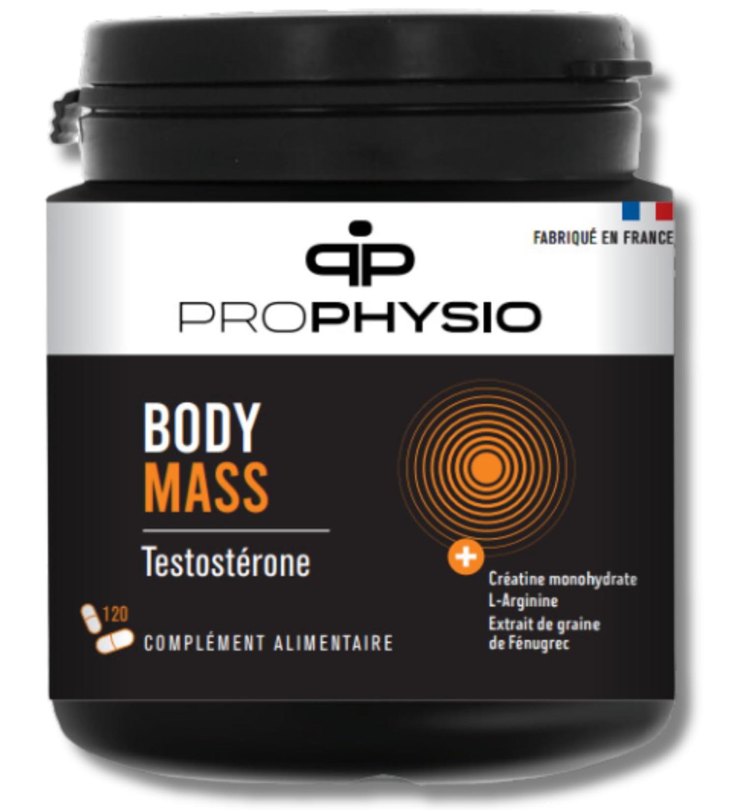 Formula 3-in-1 Creatine+Fenugreek+Arginine | Natural Anabolic Bodybuilding | Testosterone Endurance Recovery | Rapid Muscle Gain Booster | PROPHYSIO BODY MASS - Made in France - Buy Online on GoSupps.com