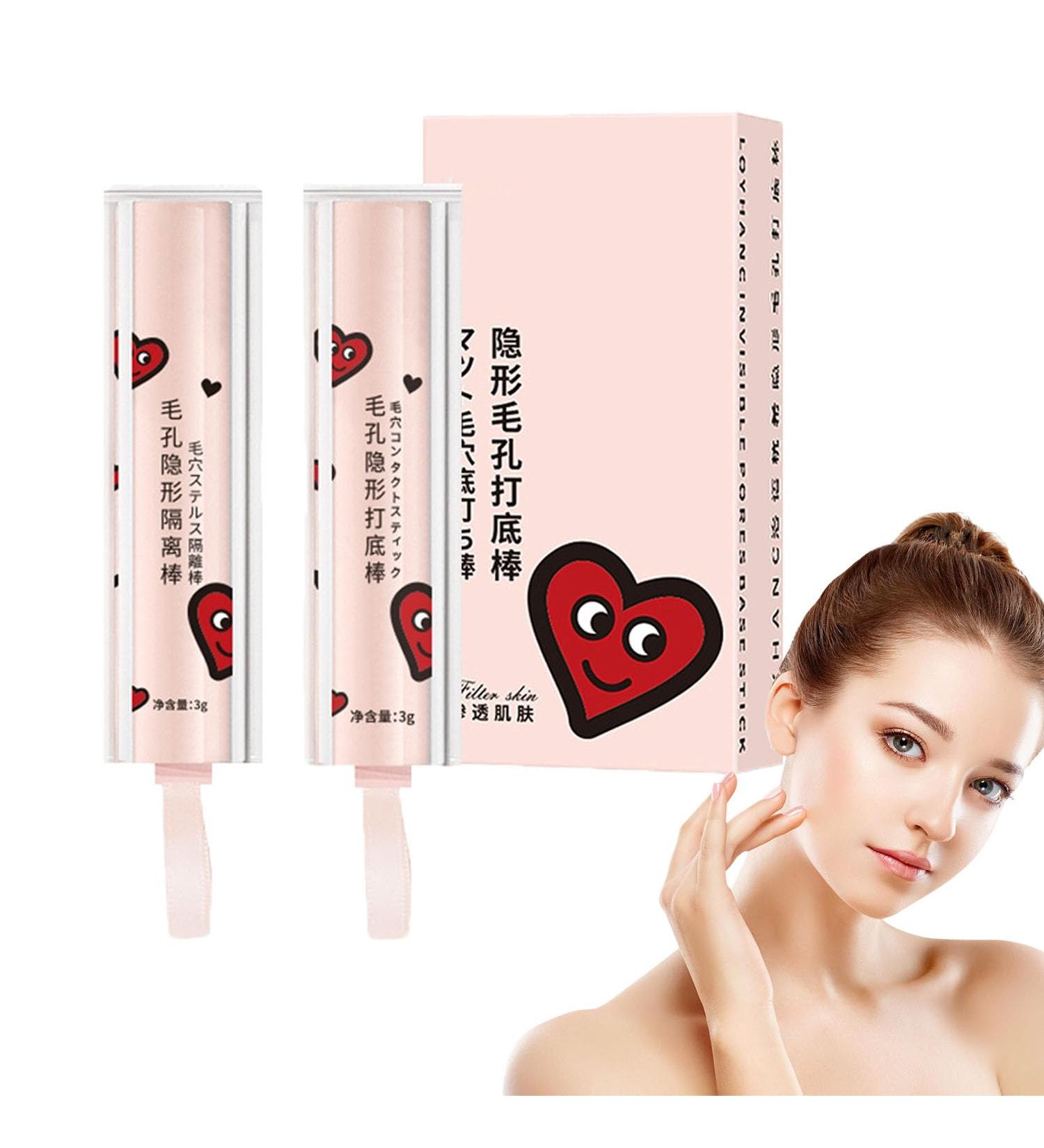 Statisticalt Pore Eraser Waterproof Face Primer Stick New Magical Pore Eraser Waterproof Face Primer Stick Invisible Pore Primer Stick Pore Primer Stick Lightweight Blur Pore Eraser Stick (2) - Buy Online on GoSupps.com