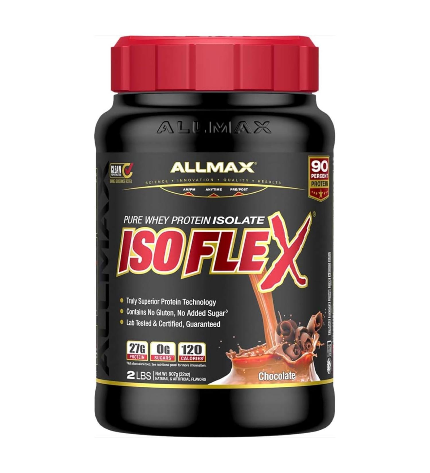 ALLMAX Isoflex Chocolate 2 Pound - Buy Online on GoSupps.com