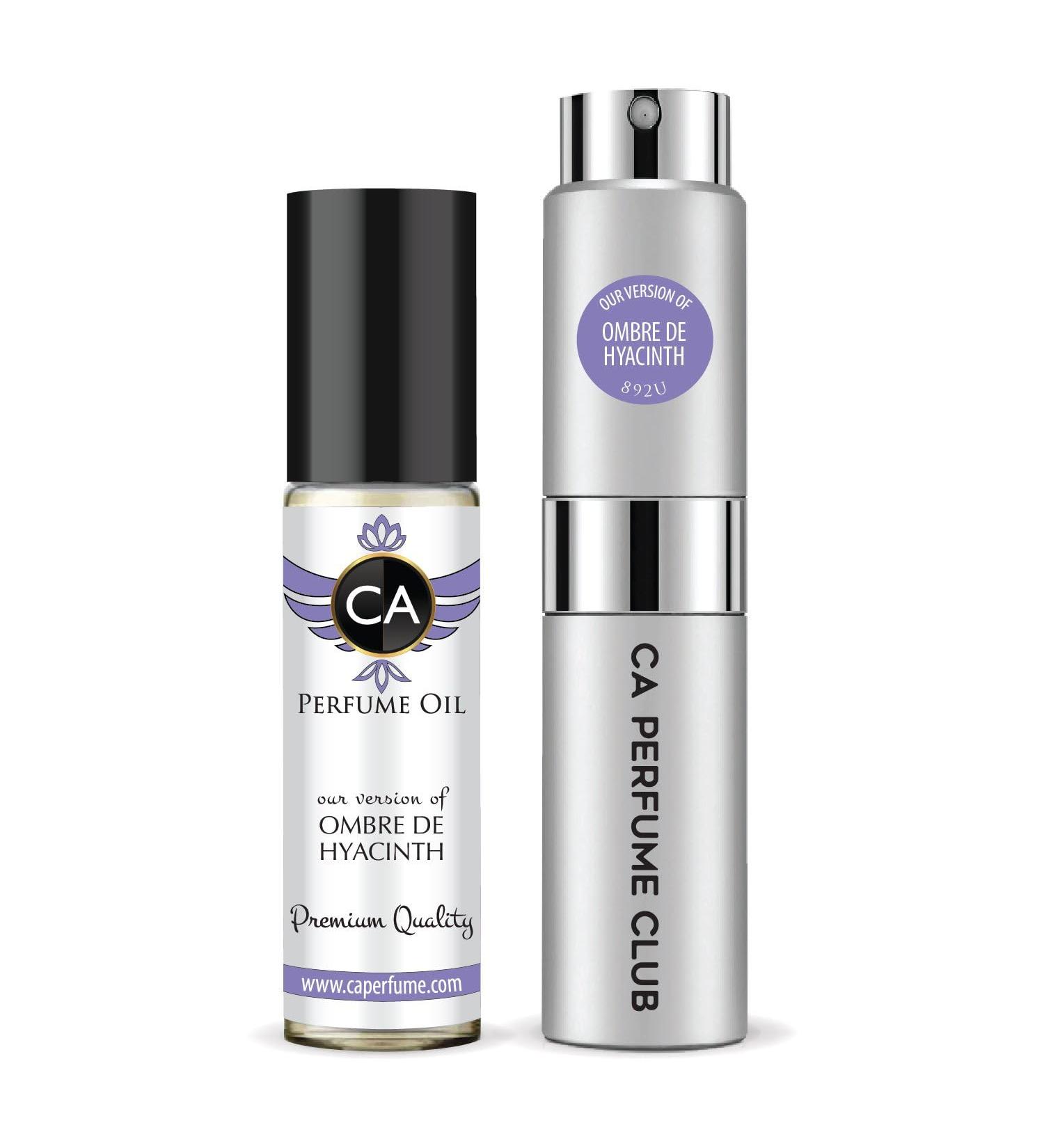 CA Perfume Duo Impression of Ombre De Hyacinth For Women & Men Sprayer + Body Oil Roll-On Bottles 0.27 Fl Oz+0.33 Fl Oz - Buy Online on GoSupps.com