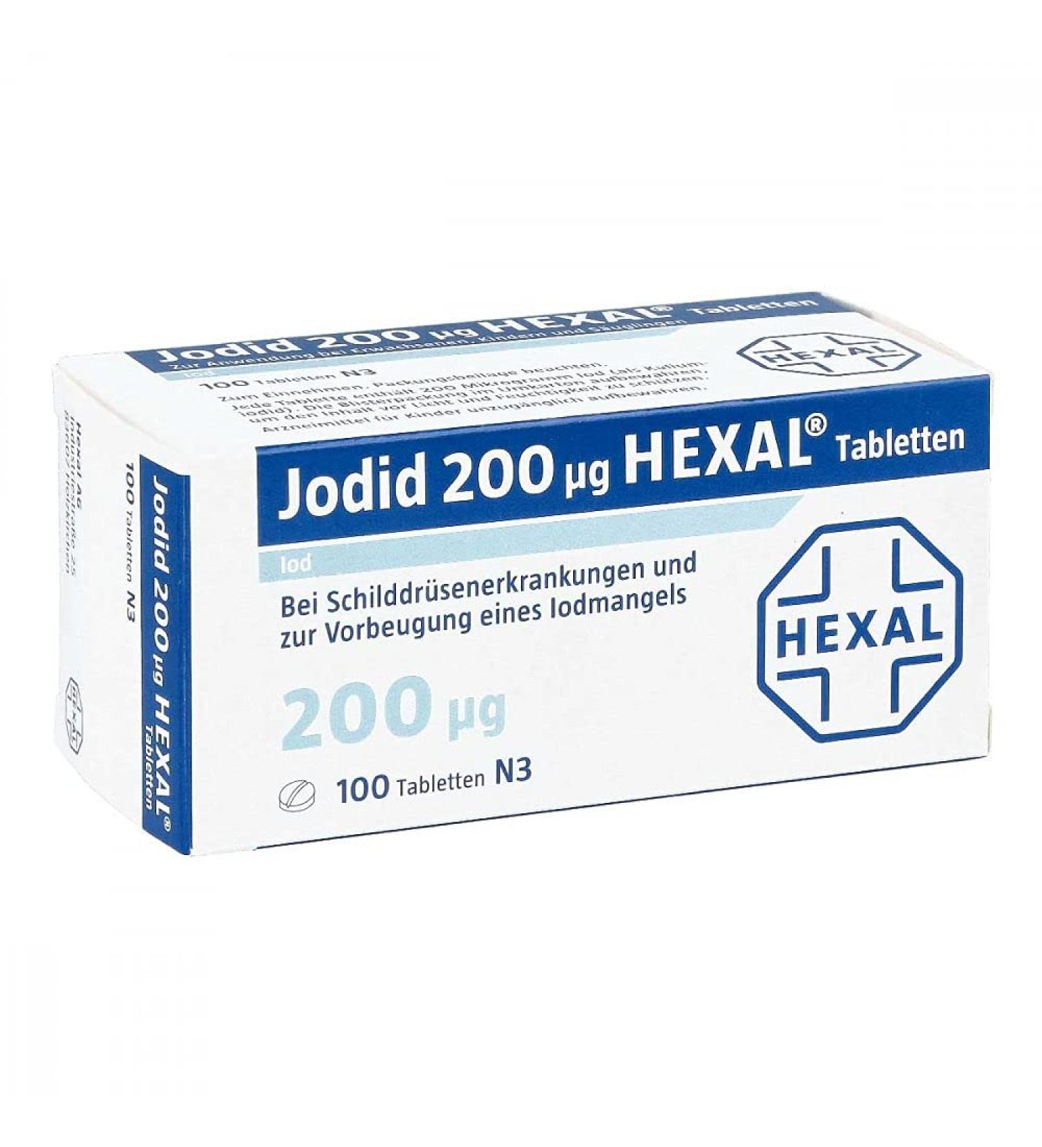 Jodid 200 Hexal Tablets - Buy 100 ST for International Shipping - Reliable eCommerce Solution - Buy Online on GoSupps.com