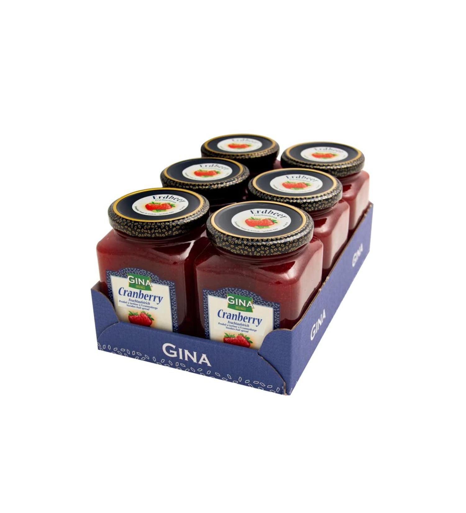 Cranberry Jam 400g - Doos 6 stuks