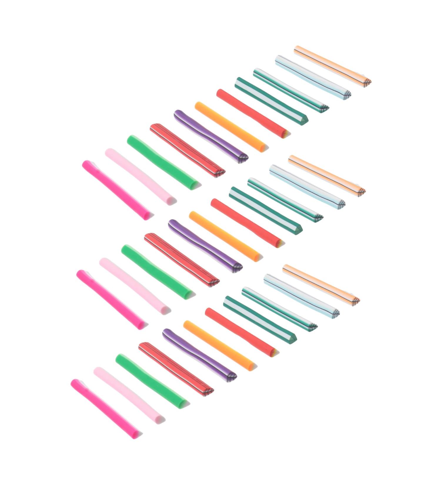 DOITOOL 100 Pcs DIY Nail Art Materiales Para U as Claycanes Nail Tech Accessories Nail Jewelry Nail Art Canes Sticks DIY Nail Ornaments Clay Ornaments Nail Accessories Fruit Sticker - Buy Online on GoSupps.com