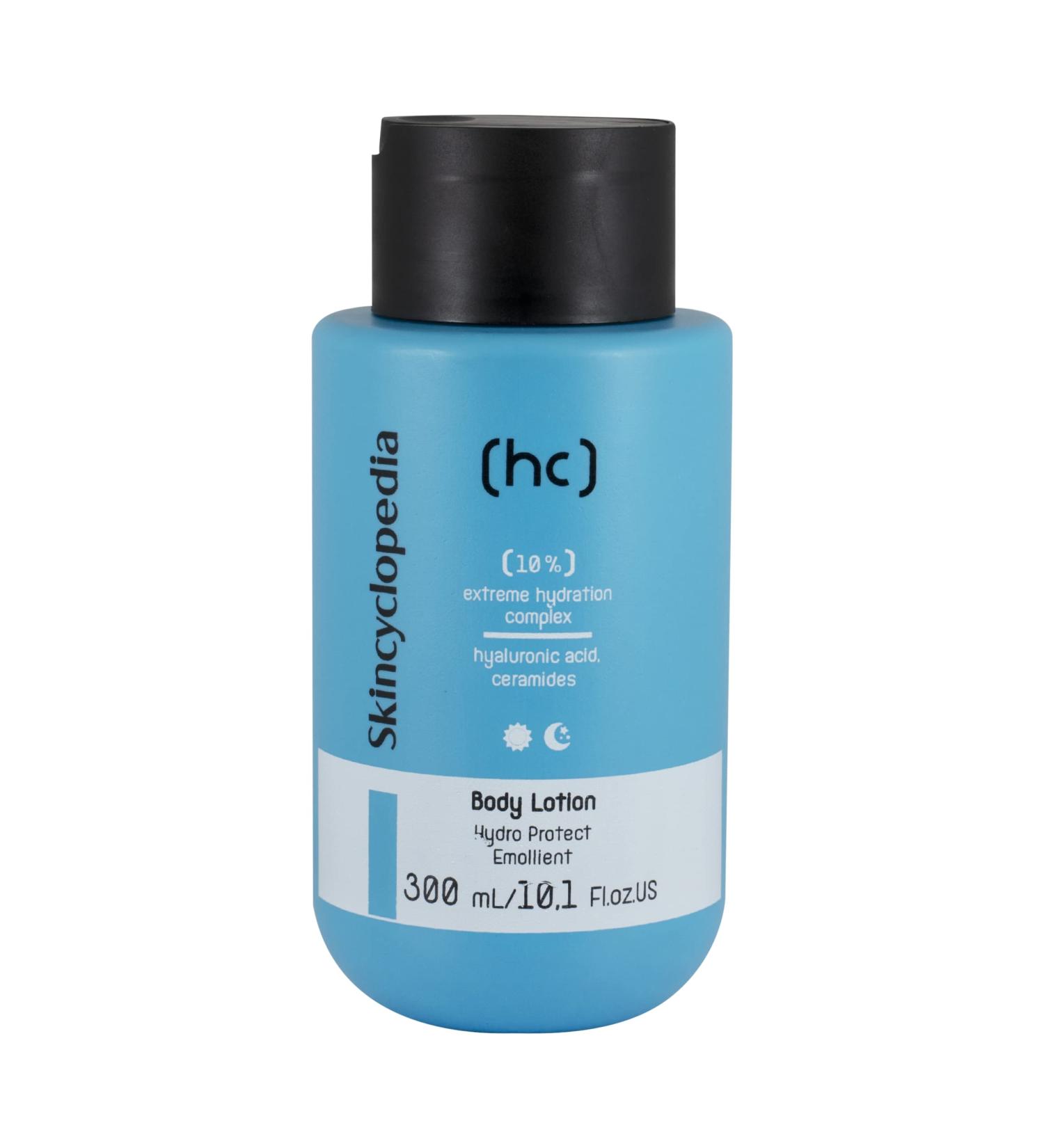 Skincyclopedia 10% Hyaluronic Acid Body Moisturiser with Glycerin Niacinamide Ceramides Shea Butter and Almond Oil - Firming Body Lotion - Powerful Hydrating Body Cream for All Skin Types 300ml - Buy Online on GoSupps.com