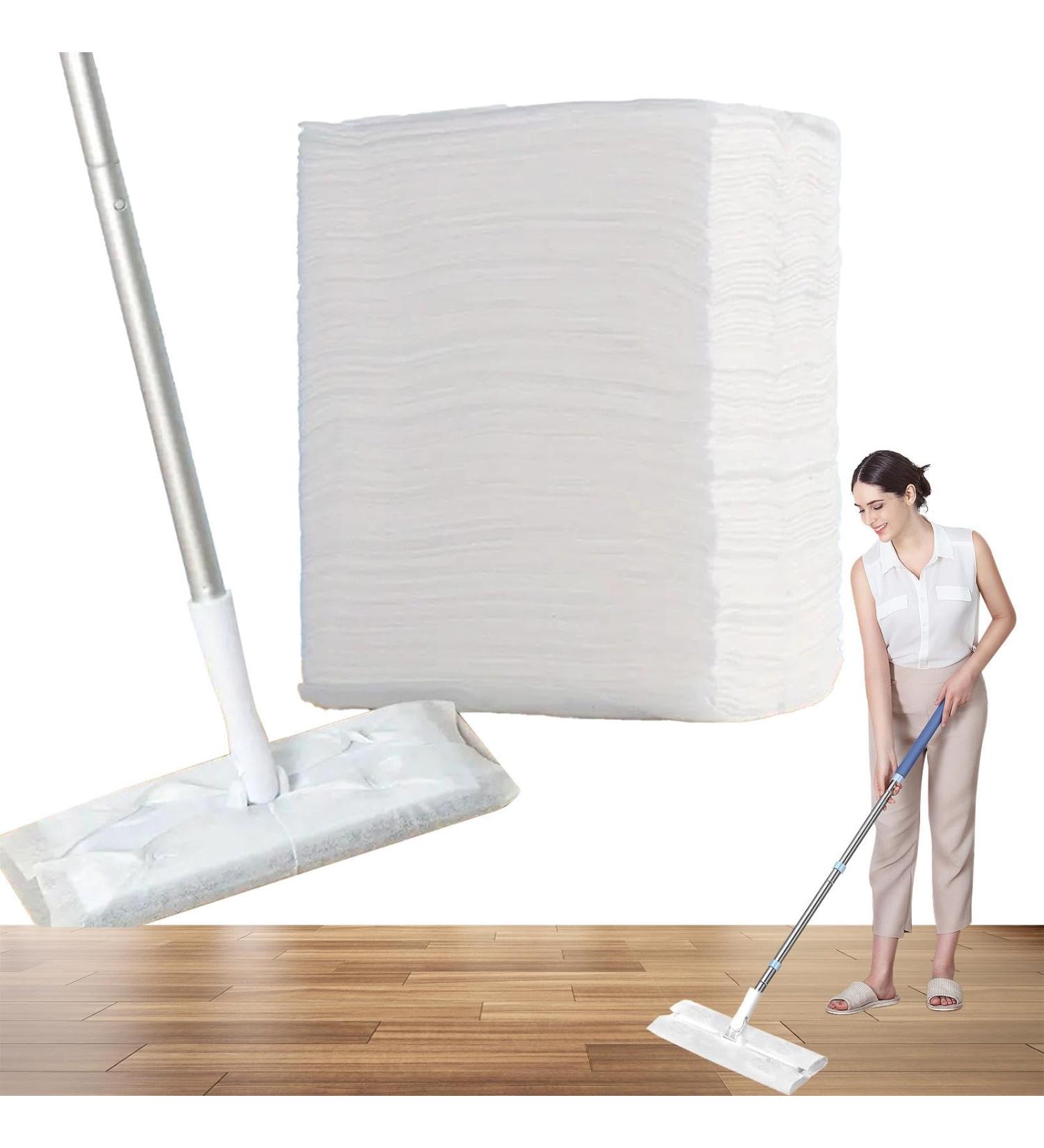 Dry Floor Cloths - 100X Large Floor Cloths for Sweeping - Pet Sweeping Refills Cloths Dusting Cloths Soft Duster Refills for Most Square Mops - Buy Online on GoSupps.com