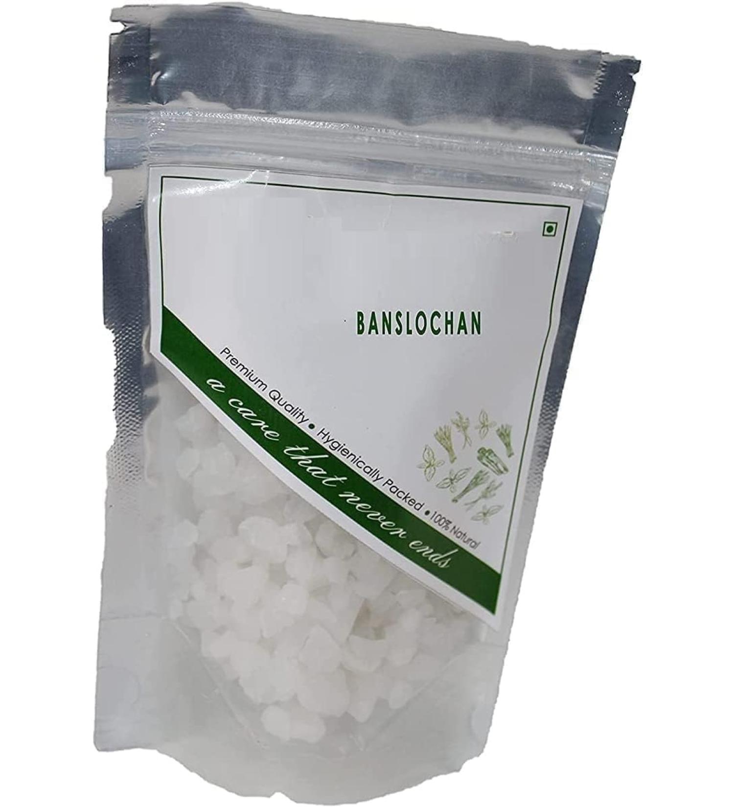 SM Banslochan Tabashir Vanslochan Bambusa Arundinacea 100 g - Buy Online on GoSupps.com