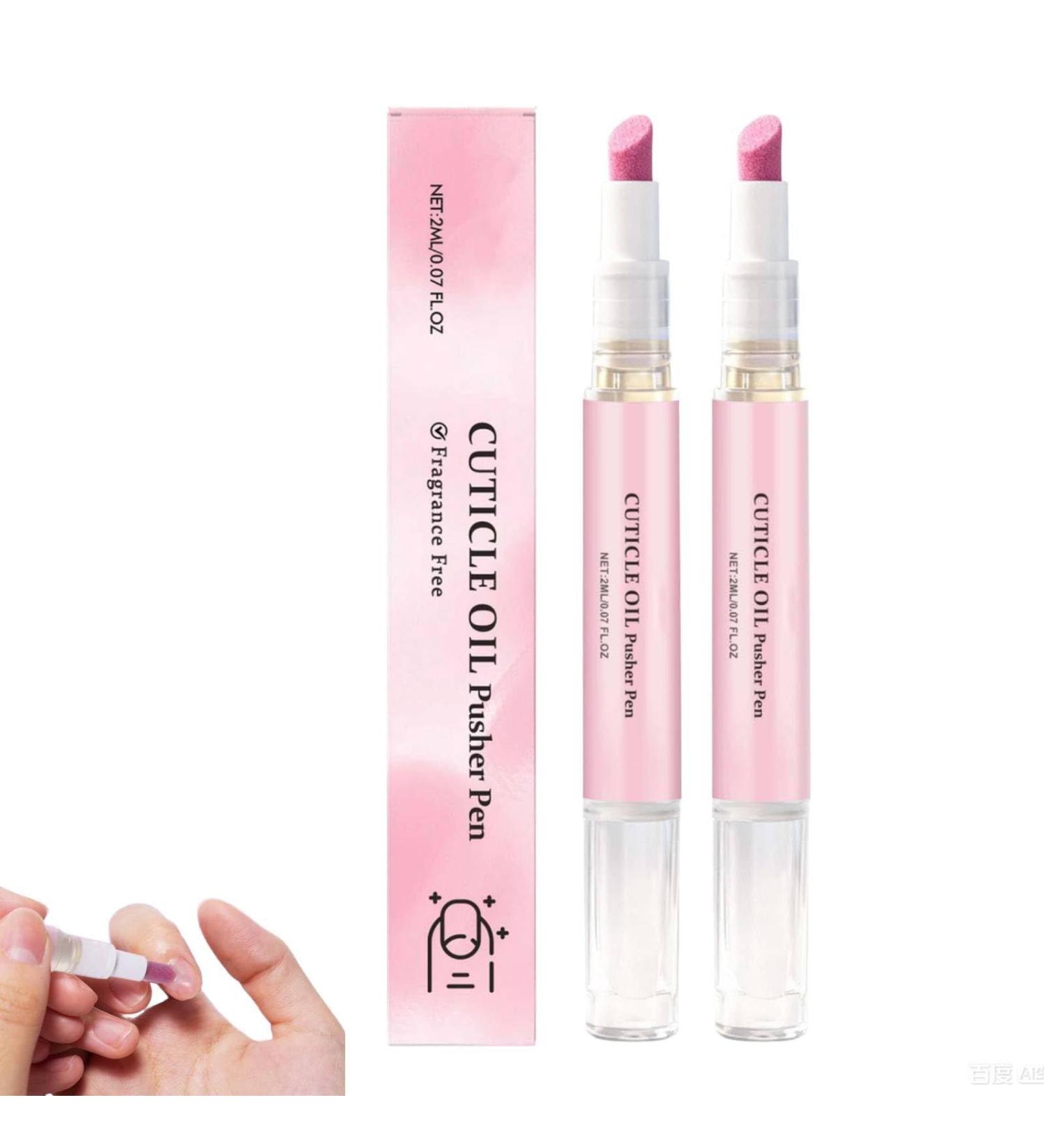 Stylo Repousse-cuticules L'huile | Huile Cuticules Ongles Stylo | Stylos 2 En 1 Pour Dissolvant De Cuticules Et Huile Pour Ongles Aux Parfums Rose et Jojoba Oil (2) - Buy Online on GoSupps.com