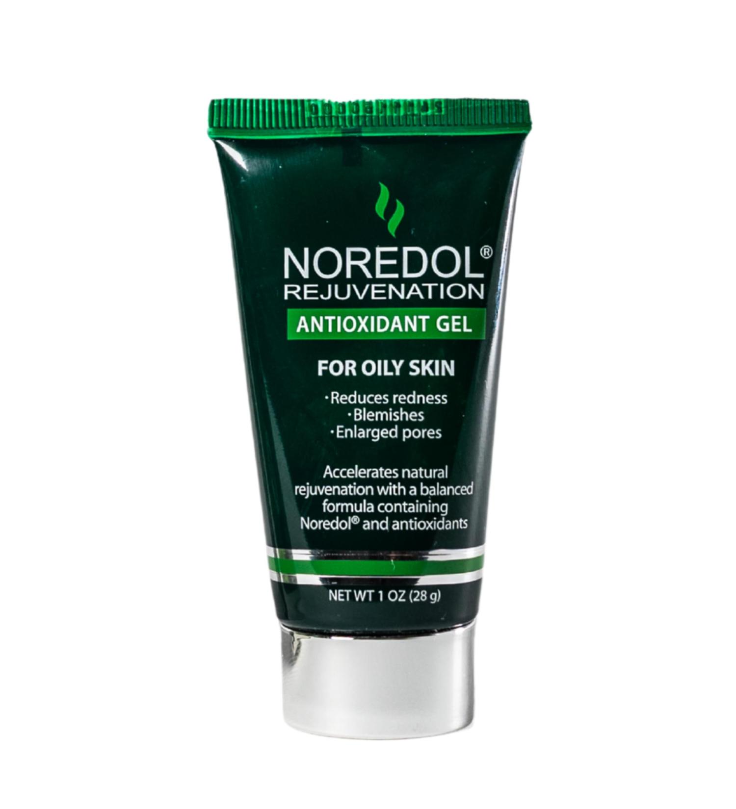 Noredol Rejuvenation Gel | Redness Relief for Oily & Blemish-Prone Skin | Patented 1 4-Cyclohexanediol + Zinc & Vitamin A | Mattifying Pore Minimizer & Antioxidant | Fragrance-Free (1 oz) 1 Ounce (Pack of 1) - Buy Online on GoSupps.com